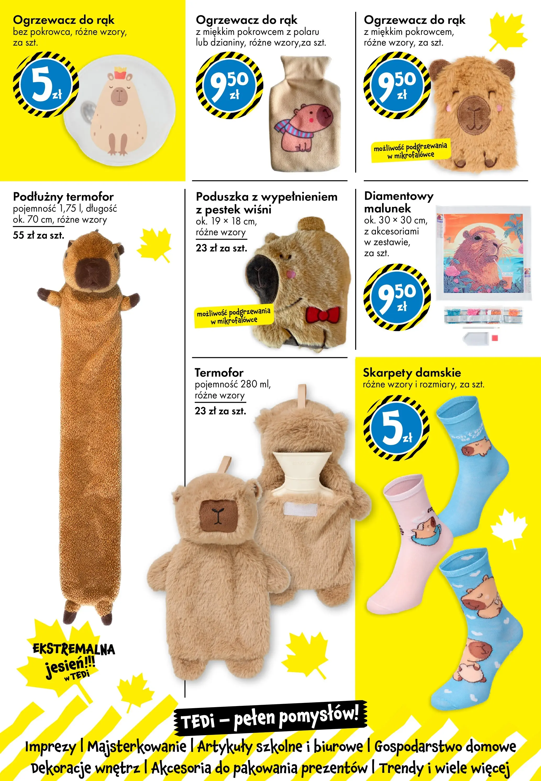 TEDi Gazetka od (10.10.2025 - 18.10.2025) | Strona: 6 | Produkty: Skarpety, Skarpety damskie, Poduszka, Artykuły szkolne