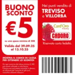Cadoro Buono sconto 5 euro - al 13.10.2025