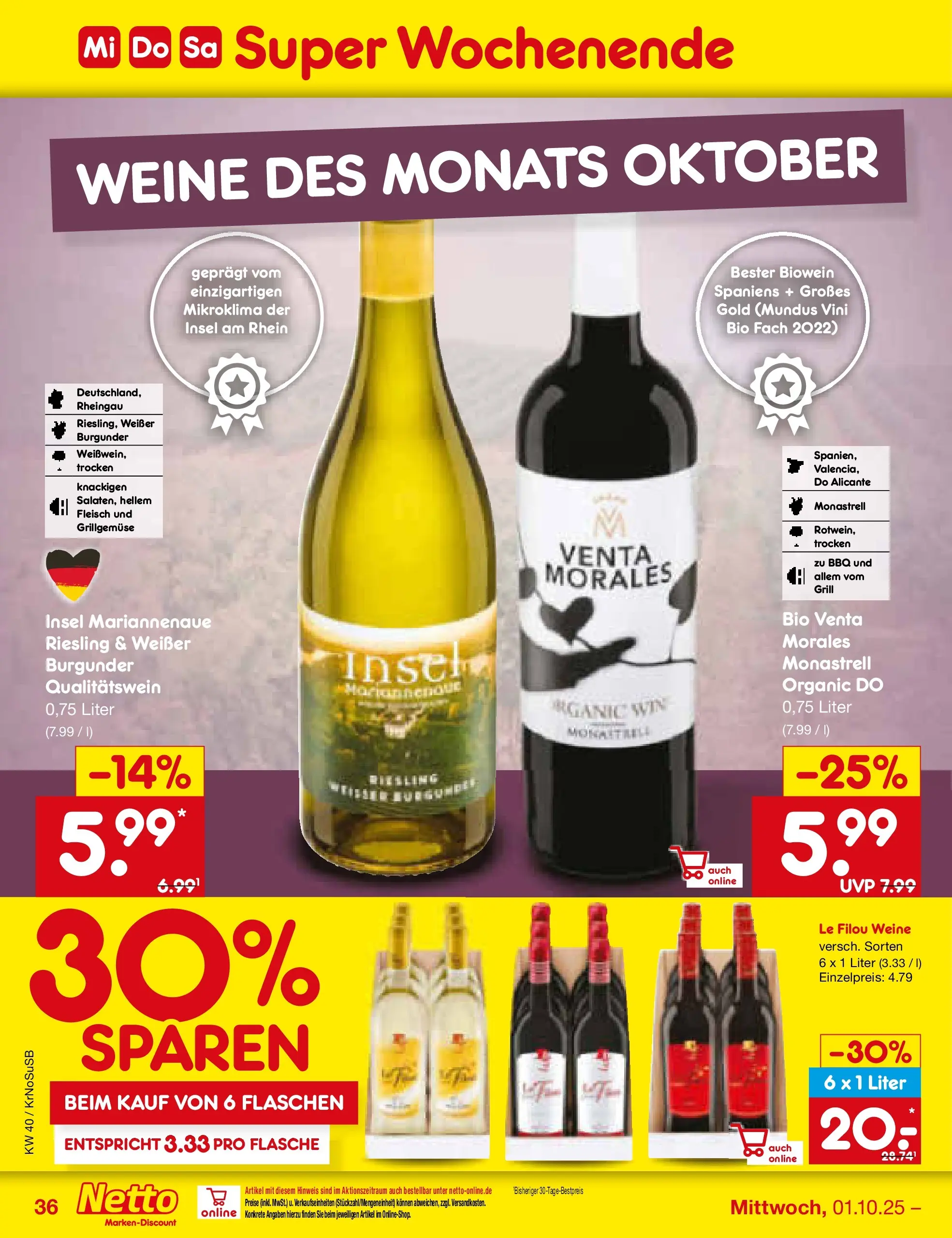 Netto Marken-Discount prospekt Rodgau	 (ab 13.10.2025) » Angebote | Seite: 23 | Produkte: Grill, Le filou, Fleisch