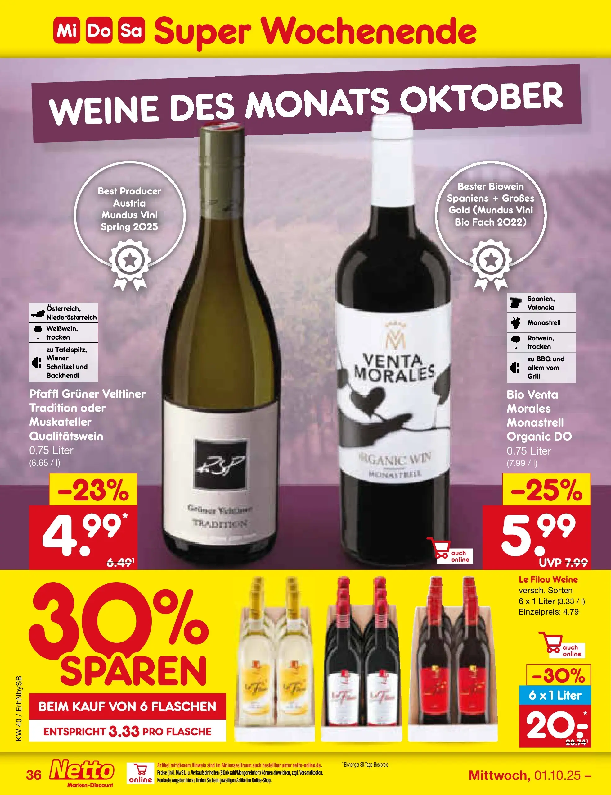 Netto Marken-Discount prospekt Mauern	 (ab 13.10.2025) » Angebote | Seite: 24 | Produkte: Grill, Le filou, Schnitzel