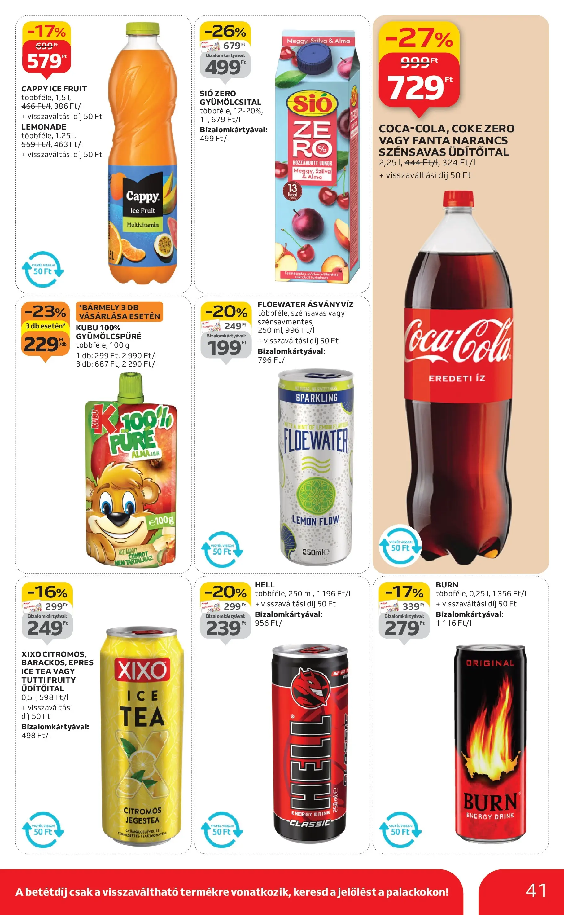 Auchan Akciós újság Szeged - 2025.10.09. -tól/töl > akció, lapozható szórólap 🛍️ | Oldal: 41 | Termékek: Ásványvíz, Alma, Tea, Multivitamin