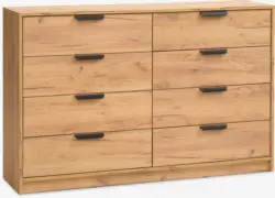 JYSK Comodă JENSLEV 4+4 sertare stejar