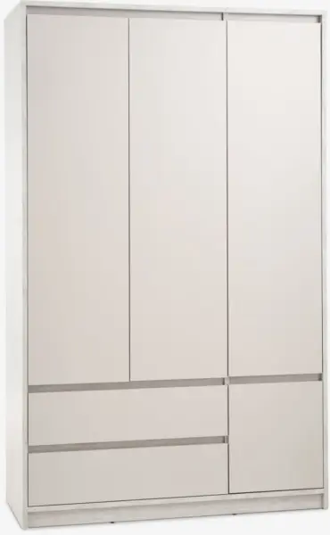 JYSK Dulap BILLUND 119x193 4 uși 2 sertare travertin/bej