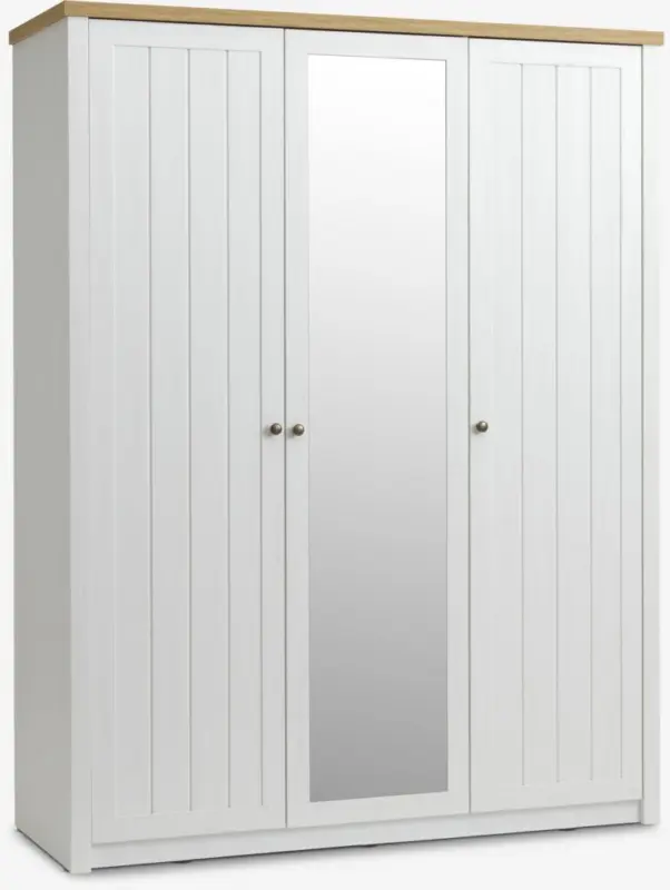 JYSK Dulap MARKSKEL 162x210 alb/stejar natur