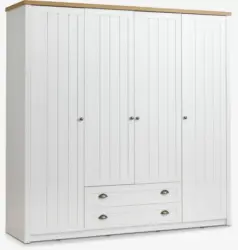 JYSK Dulap MARKSKEL 212x210 alb/stejar natur