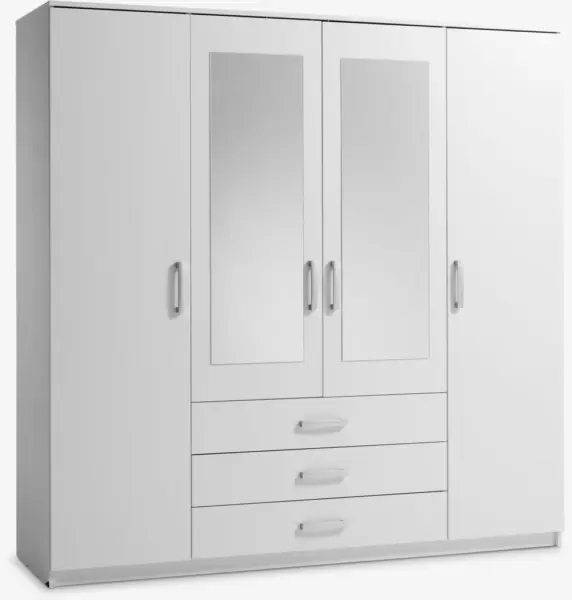 JYSK Гардероб VELLERUP 200x200 комби бял