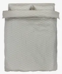 JYSK Lenjerie pat+cearșaf satinată TESSA 200x220 aqua