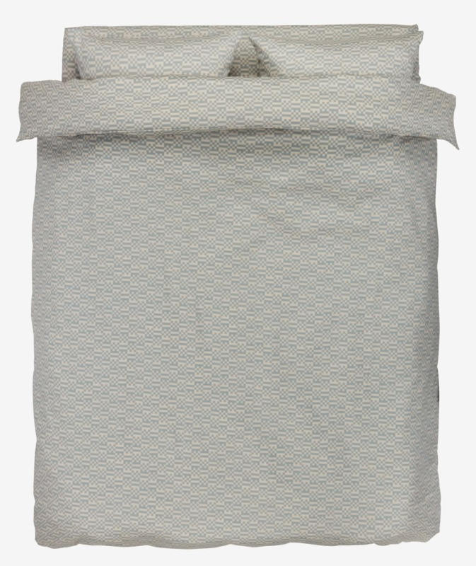 JYSK Lenjerie pat+cearșaf satinată TESSA 200x220 aqua