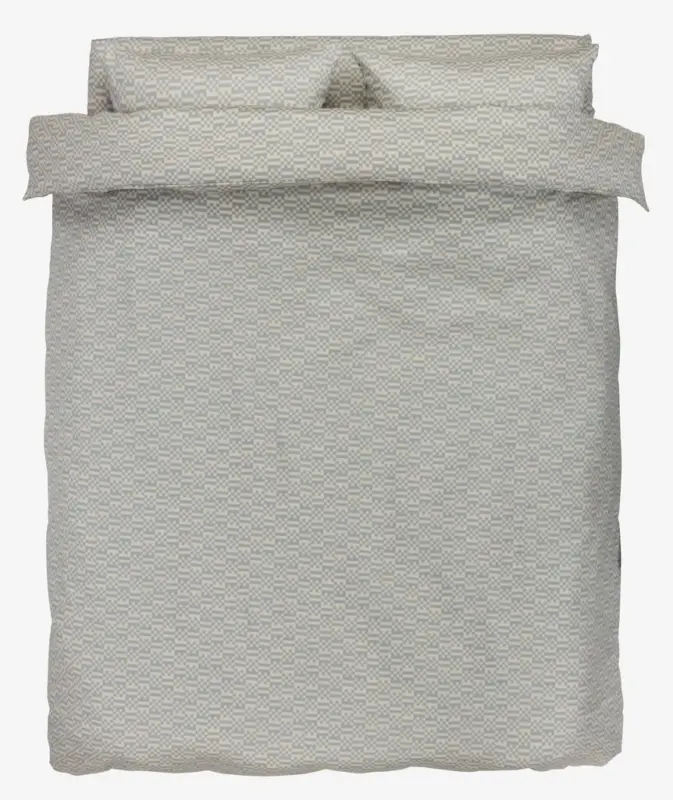 JYSK Lenjerie pat+cearșaf satinată TESSA 200x220 aqua