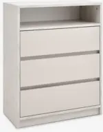 JYSK JYSK Comodă 3 sertare BILLUND aspect travertin/bej - p&acirc;nă la 11-02-26