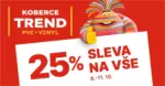Koberce Trend Říjnová sleva 25 % na vše – do 11.10.2025