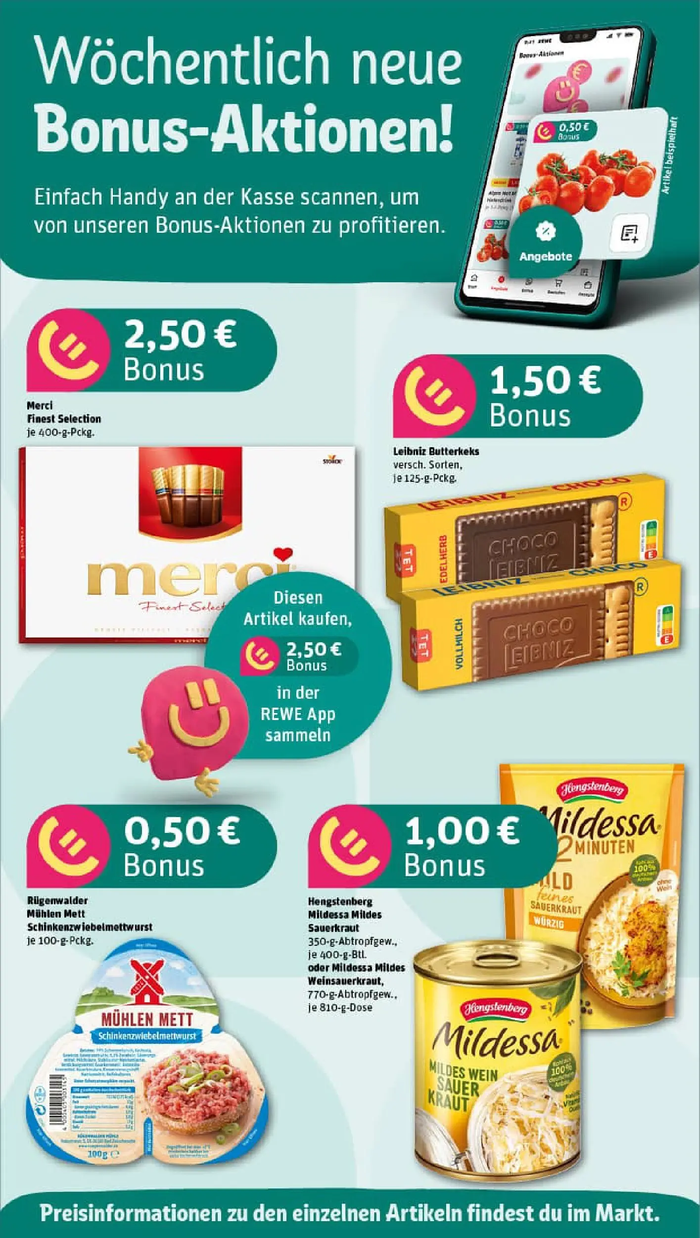 REWE Prospekt ab 13.10.2025 zum Blättern » Angebote | Seite: 2 | Produkte: Merci, Kraut, Wein