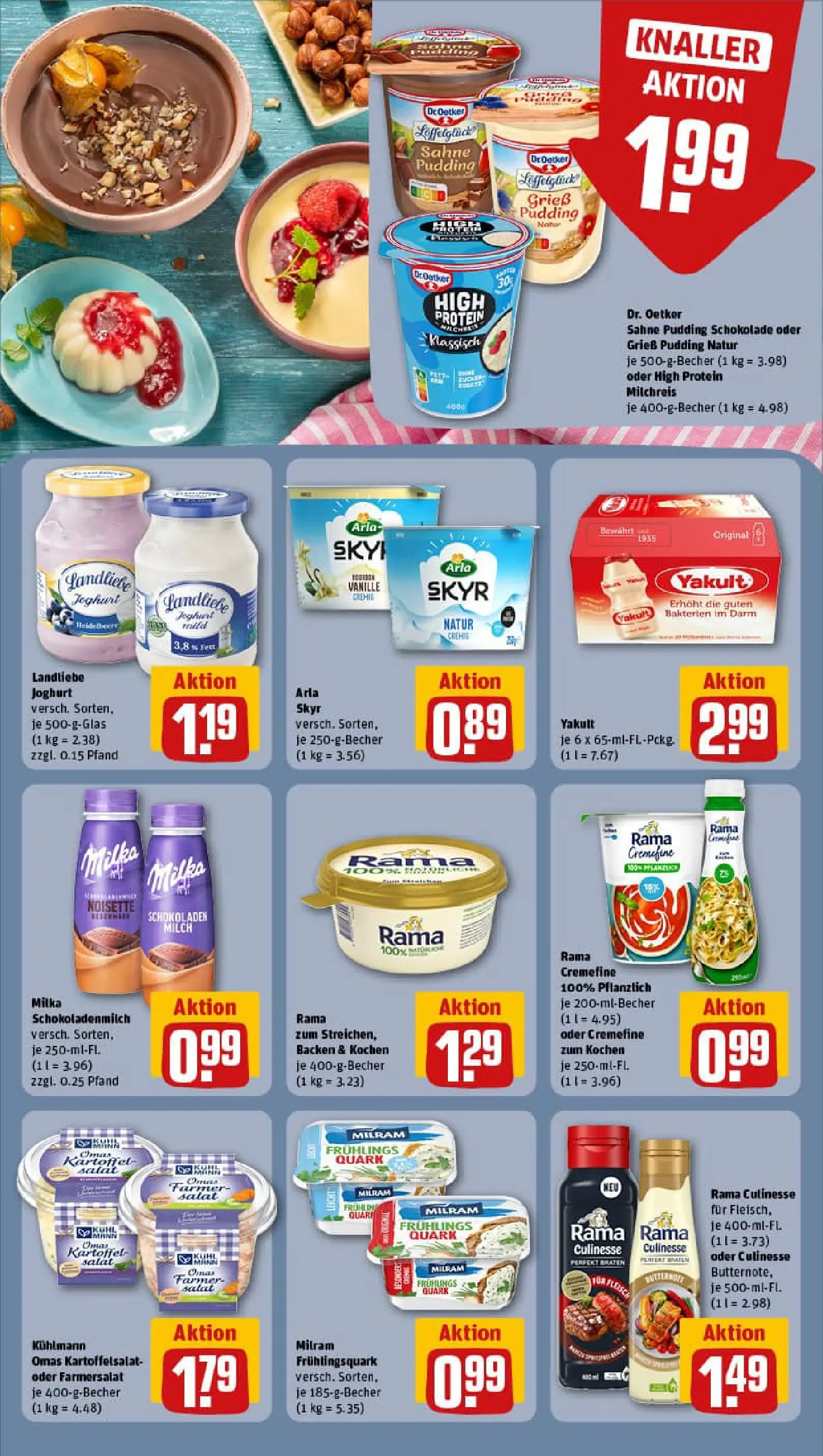 REWE Prospekt ab 13.10.2025 zum Blättern » Angebote | Seite: 11 | Produkte: Quark, Joghurt, Milka, Arla skyr
