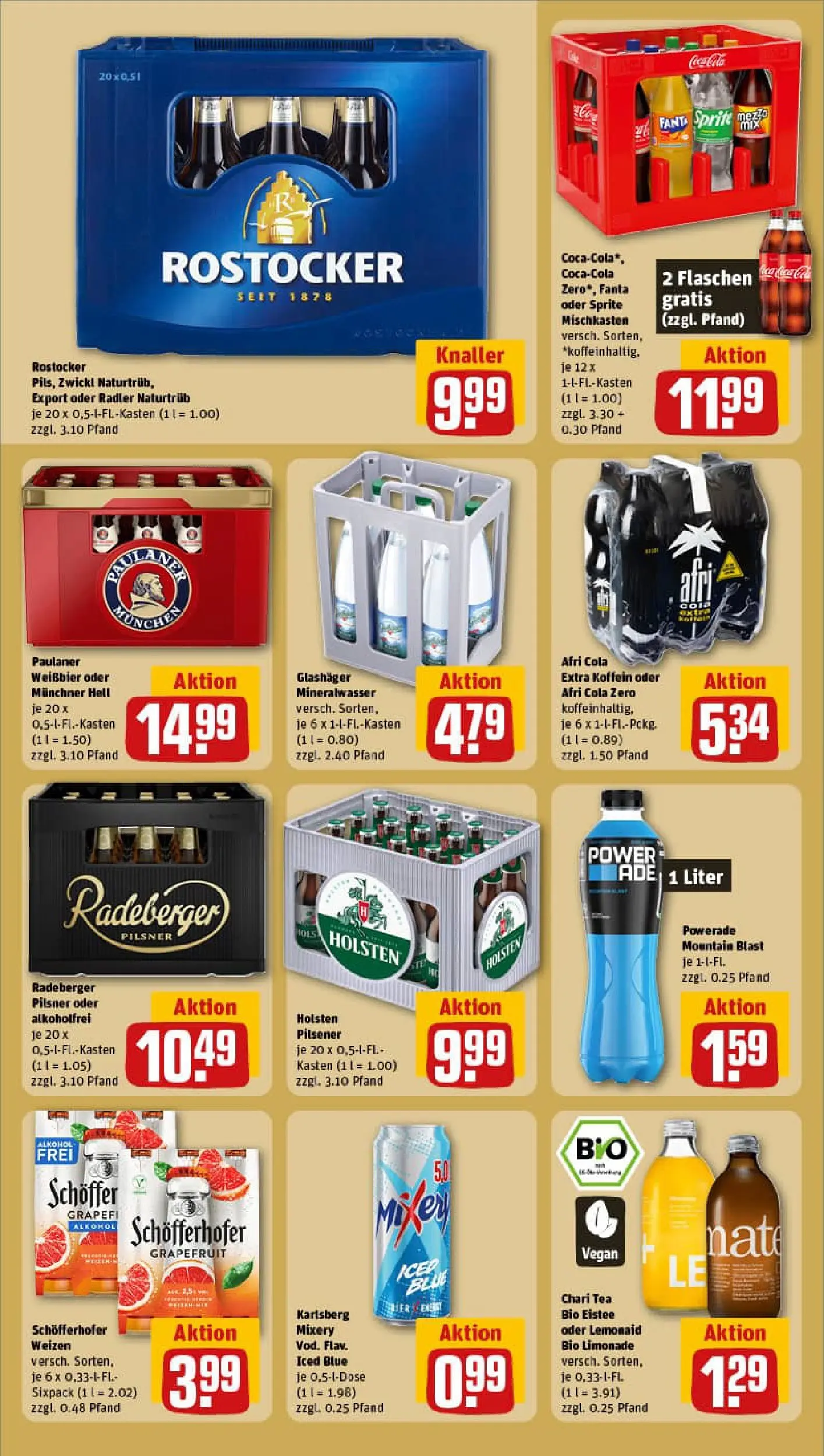 REWE Prospekt ab 13.10.2025 zum Blättern » Angebote | Seite: 16 | Produkte: Holsten, Mineralwasser, Powerade, Mixery