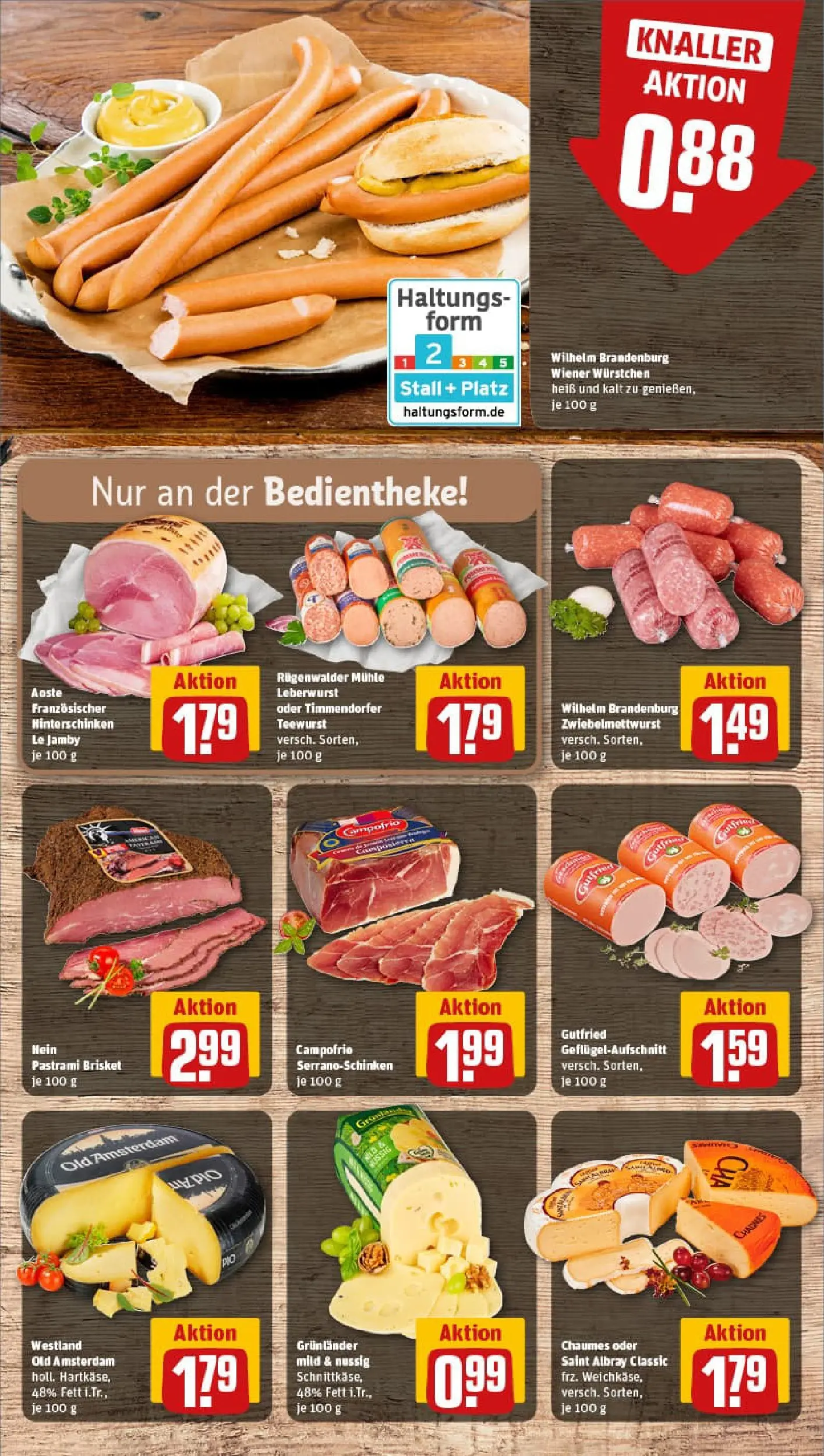 REWE Prospekt ab 13.10.2025 zum Blättern » Angebote | Seite: 9 | Produkte: Mühle, Wiener wurstchen, Grunlander