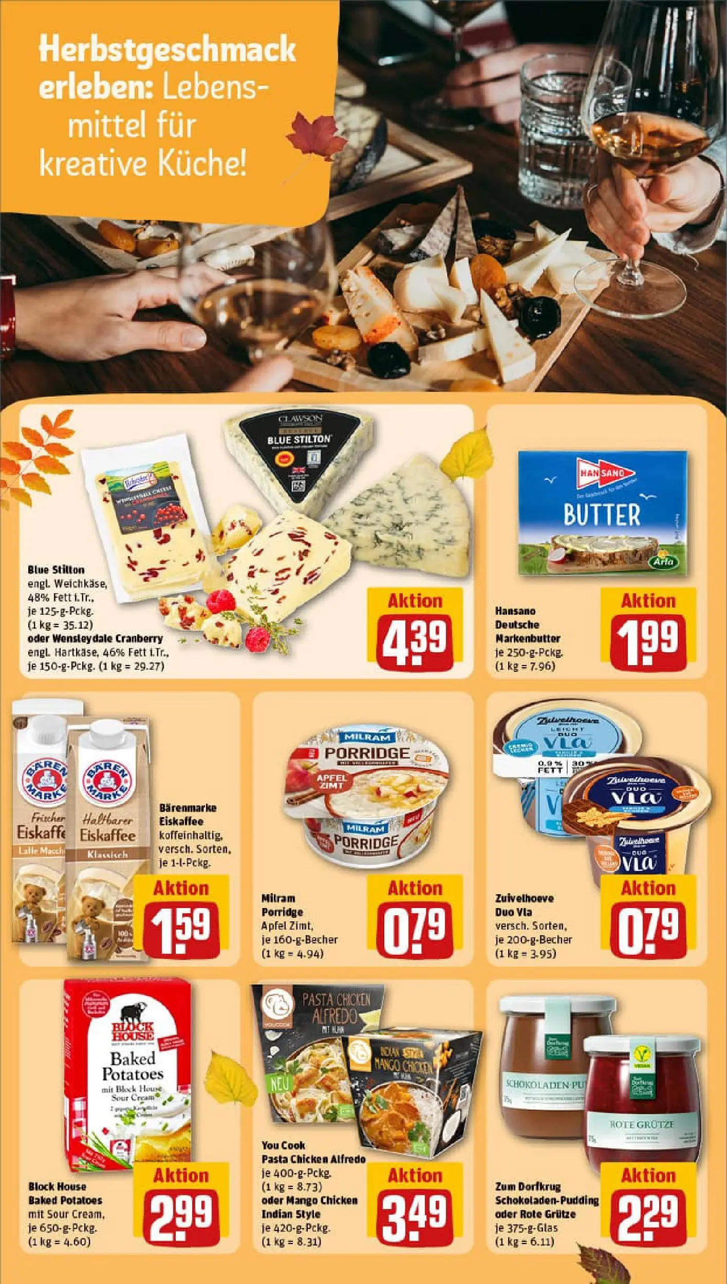 REWE Prospekt ab 13.10.2025 zum Blättern » Angebote | Seite: 20 | Produkte: Äpfel, Milram, Mango, Pasta