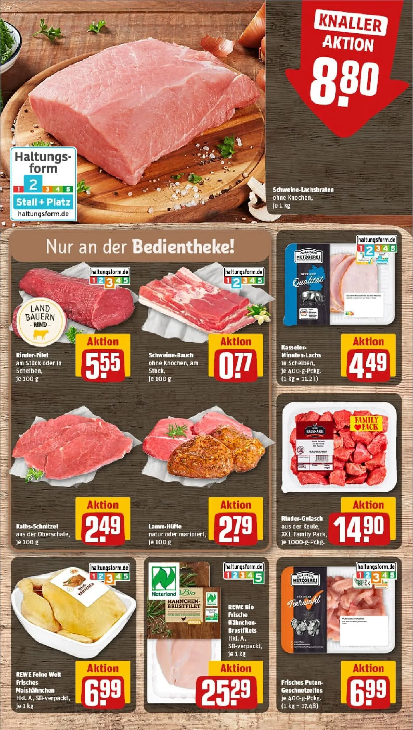 REWE Prospekt ab 13.10.2025 zum Blättern » Angebote | Seite: 10 | Produkte: Philadelphia, Rougette ofenkase, Bresso, Schinken