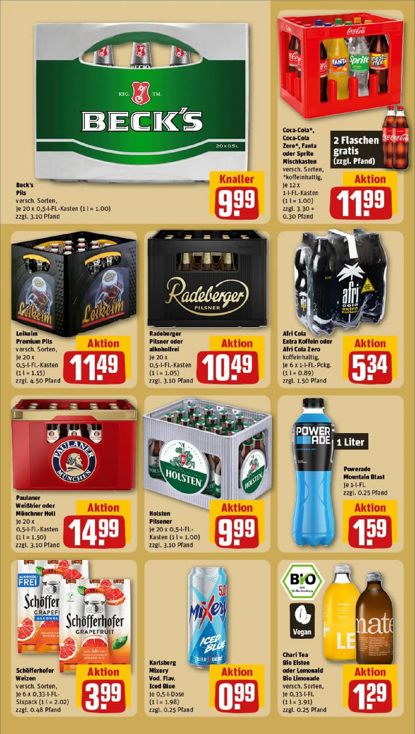 REWE Prospekt ab 13.10.2025 zum Blättern » Angebote | Seite: 14 | Produkte: Mixer, Pils, Powerade, Mixery