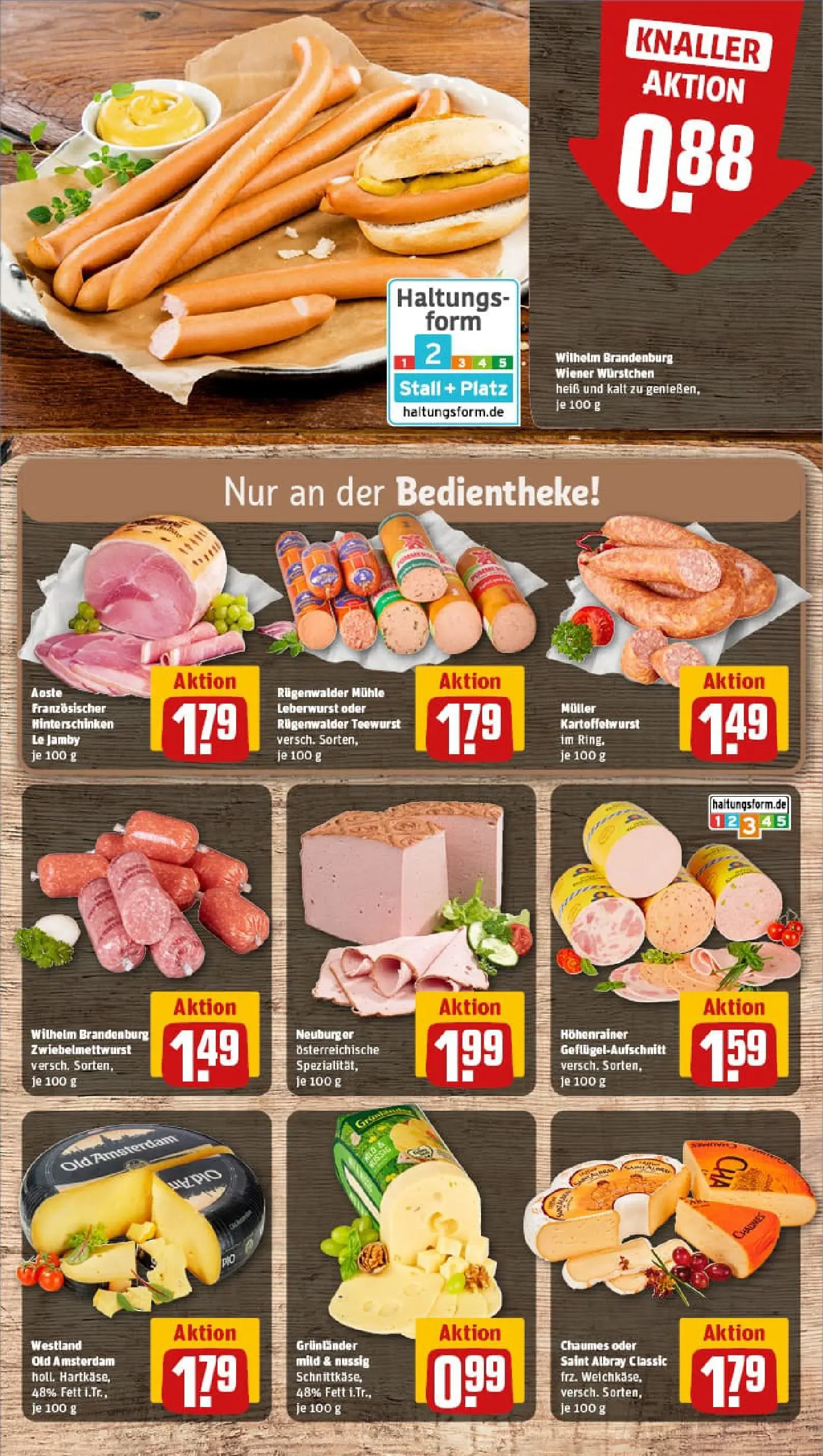 REWE Prospekt ab 13.10.2025 zum Blättern » Angebote | Seite: 9 | Produkte: Mühle, Wiener wurstchen, Grunlander