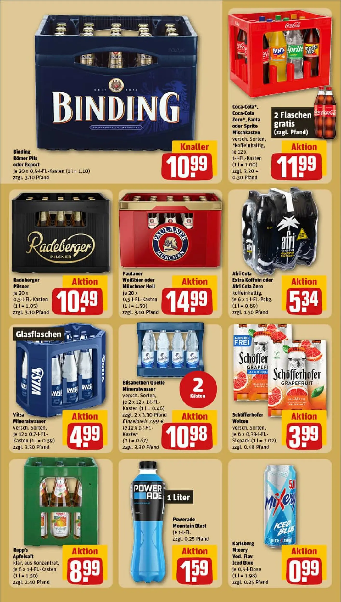 REWE Prospekt ab 13.10.2025 zum Blättern » Angebote | Seite: 14 | Produkte: Fanta, Pils, Grapefruit, Mixery
