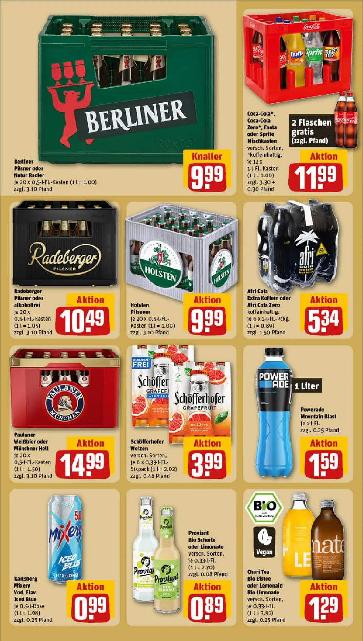 REWE Prospekt ab 13.10.2025 zum Blättern » Angebote | Seite: 16 | Produkte: Fanta, Cola, Weißbier, Radeberger pilsner