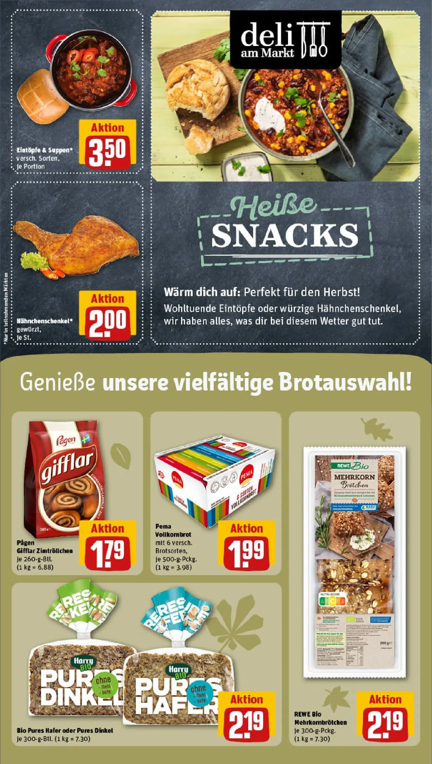 REWE Prospekt ab 13.10.2025 zum Blättern » Angebote | Seite: 11 | Produkte: Vollkornbrot