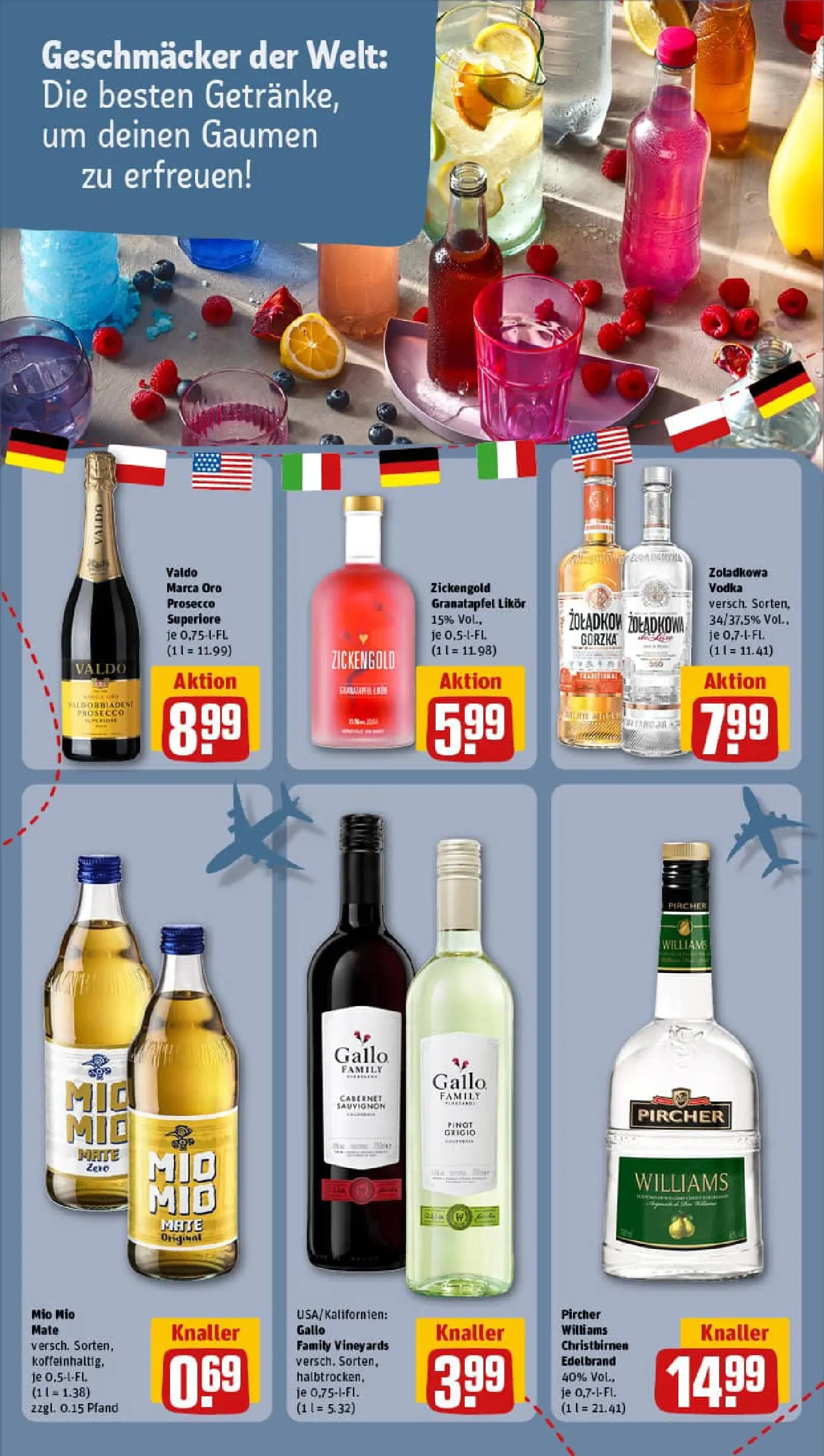 REWE Prospekt ab 13.10.2025 zum Blättern » Angebote | Seite: 17 | Produkte: Granatapfel, Likör, Mio mio mate, Vodka
