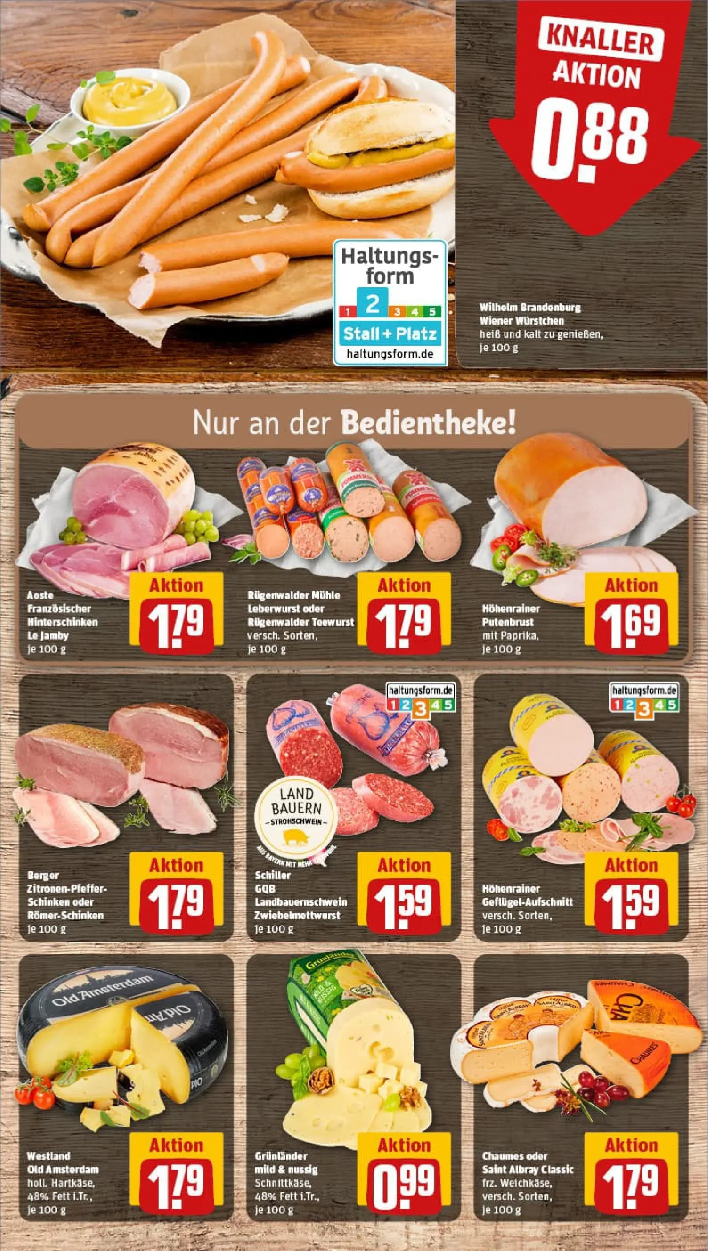 REWE Prospekt ab 13.10.2025 zum Blättern » Angebote | Seite: 11 | Produkte: Mühle, Wiener wurstchen, Grunlander, Schinken