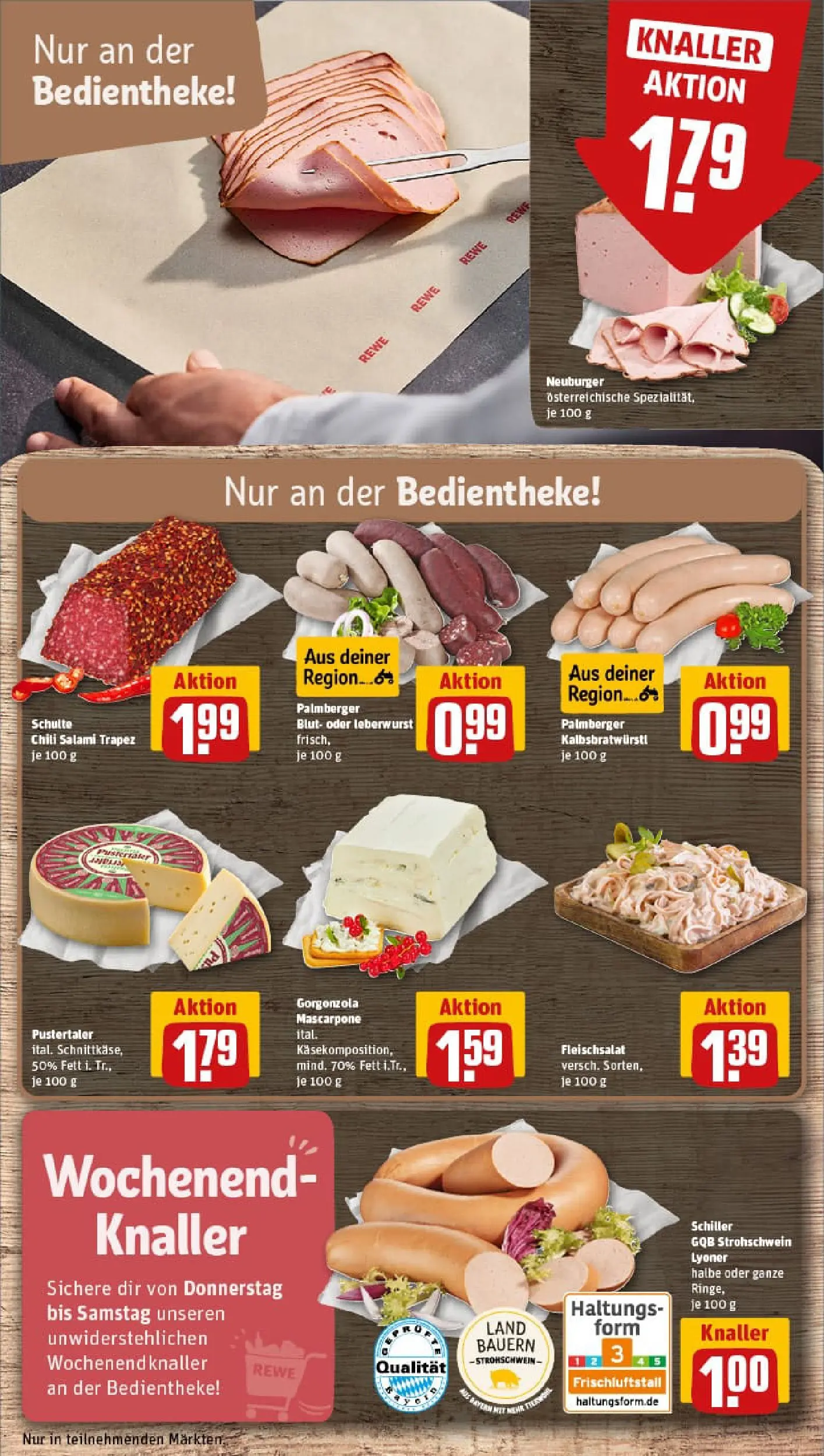 REWE Prospekt ab 13.10.2025 zum Blättern » Angebote | Seite: 13 | Produkte: Mascarpone, Chili, Salami