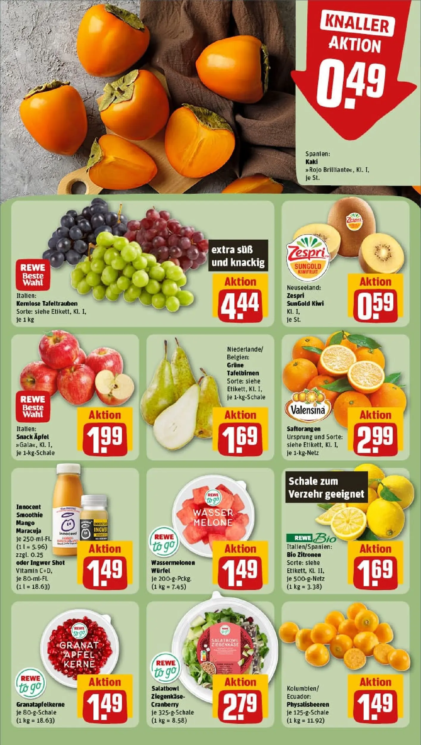 REWE Prospekt ab 13.10.2025 zum Blättern » Angebote | Seite: 8 | Produkte: Rindergulasch, Schweinebauch, Kalbsleber, Steak