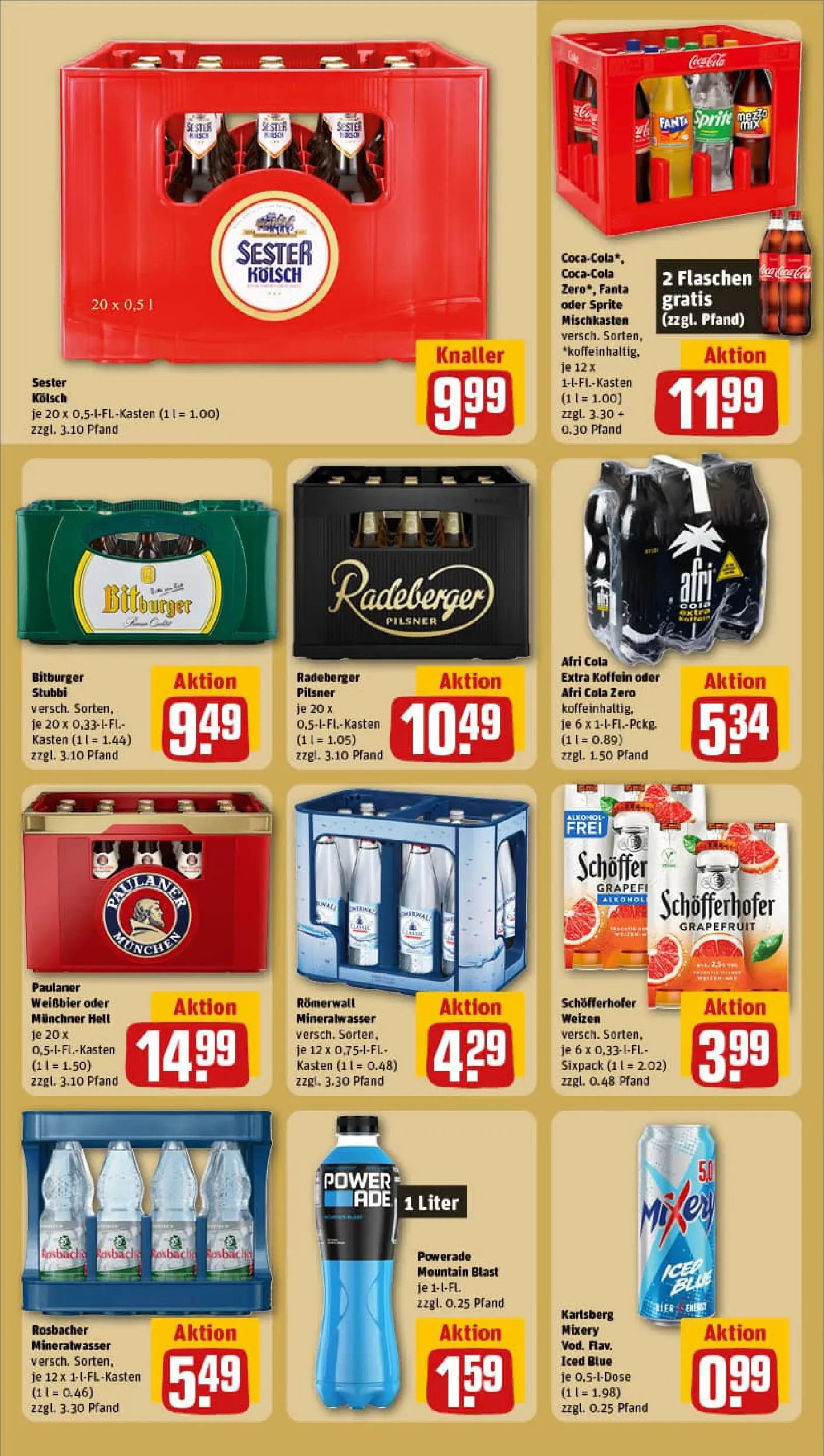 REWE Prospekt ab 13.10.2025 zum Blättern » Angebote | Seite: 16 | Produkte: Fanta, Sprite, Cola, Paulaner