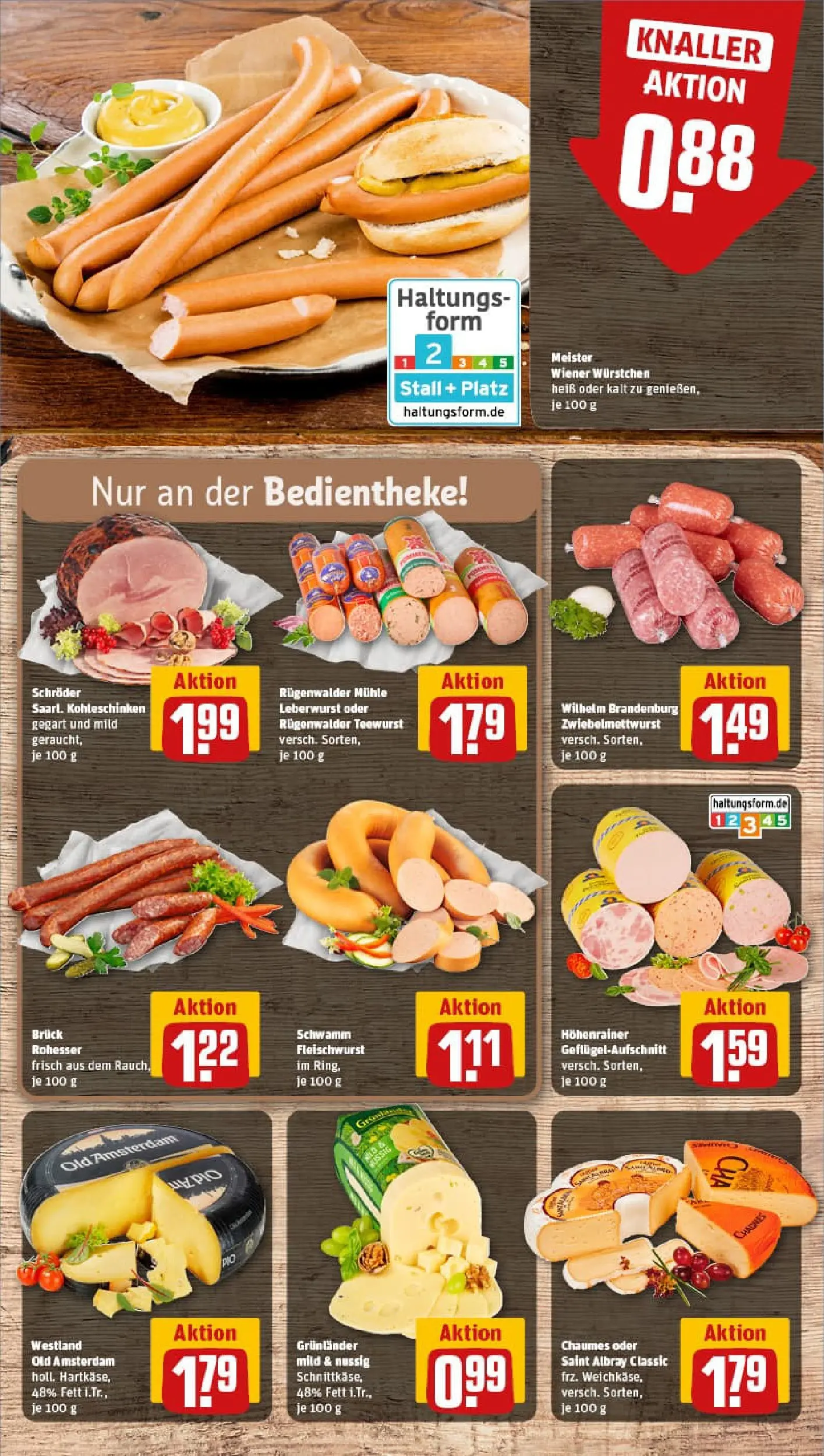 REWE Prospekt ab 13.10.2025 zum Blättern » Angebote | Seite: 9 | Produkte: Mühle, Wiener wurstchen, Grunlander