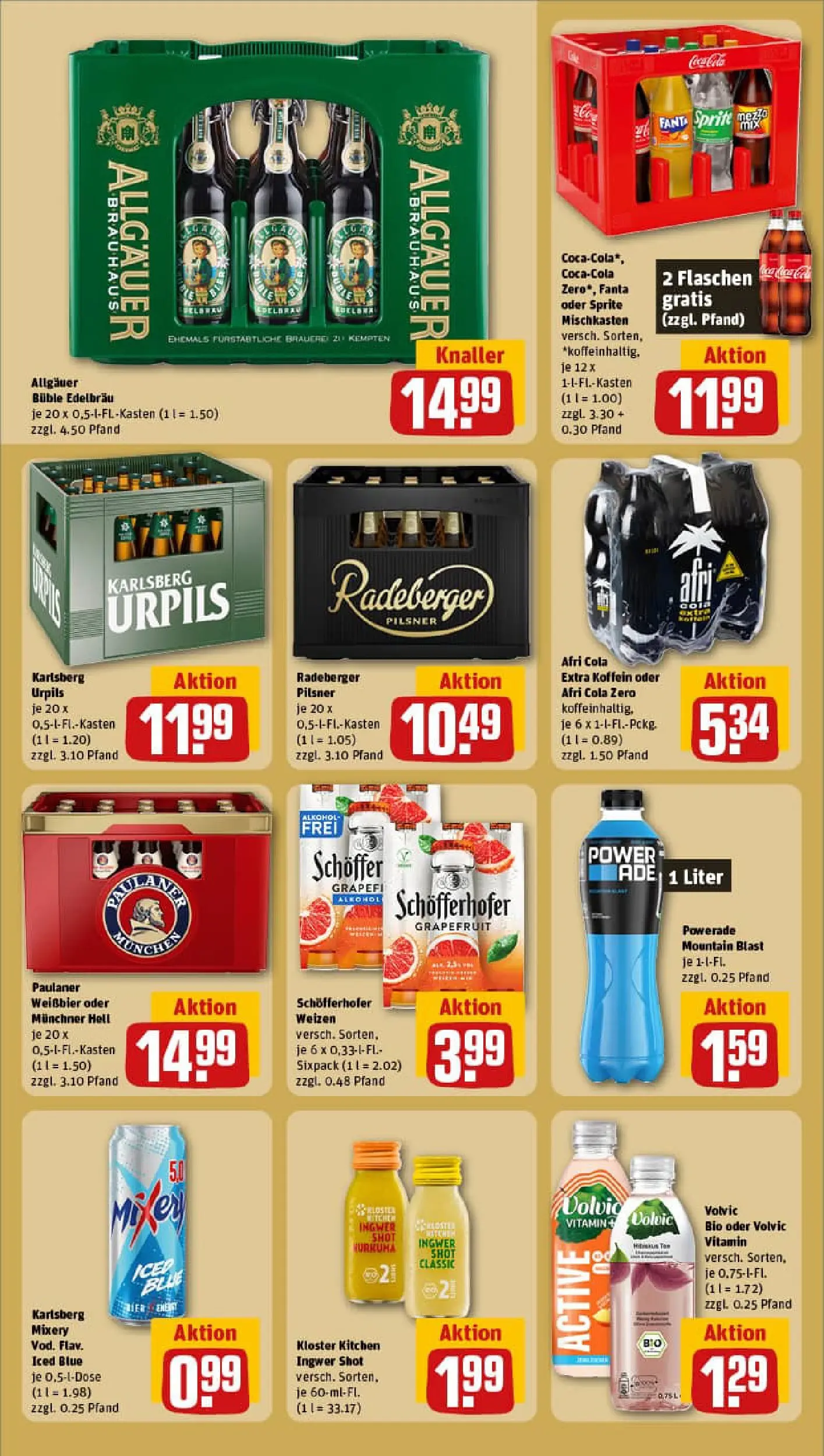 REWE Prospekt ab 13.10.2025 zum Blättern » Angebote | Seite: 14 | Produkte: Fanta, Sprite, Grapefruit, Mixery