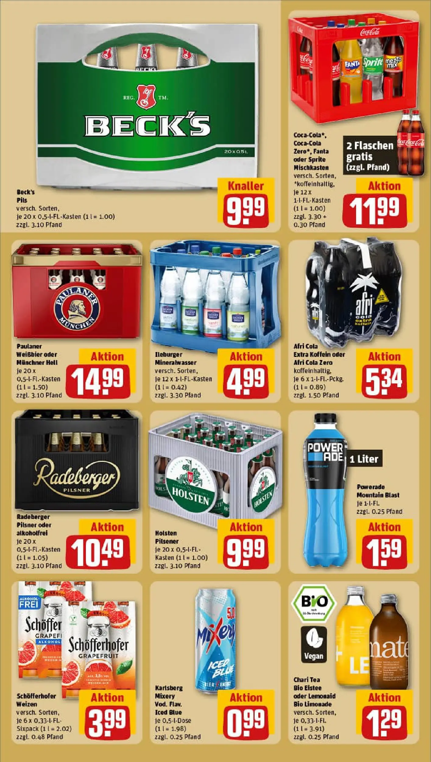 REWE Prospekt ab 13.10.2025 zum Blättern » Angebote | Seite: 16 | Produkte: Fanta, Cola, Holsten, Mixery