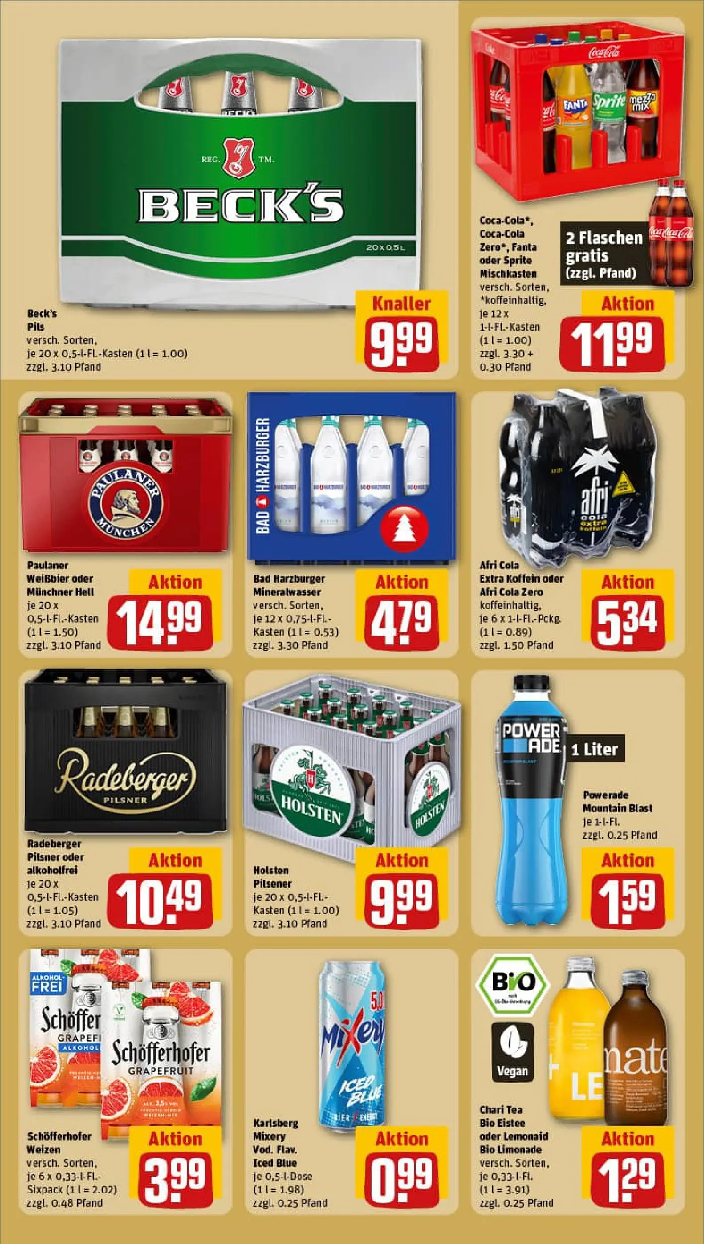 REWE Prospekt ab 13.10.2025 zum Blättern » Angebote | Seite: 14 | Produkte: Sprite, Pils, Grapefruit, Powerade