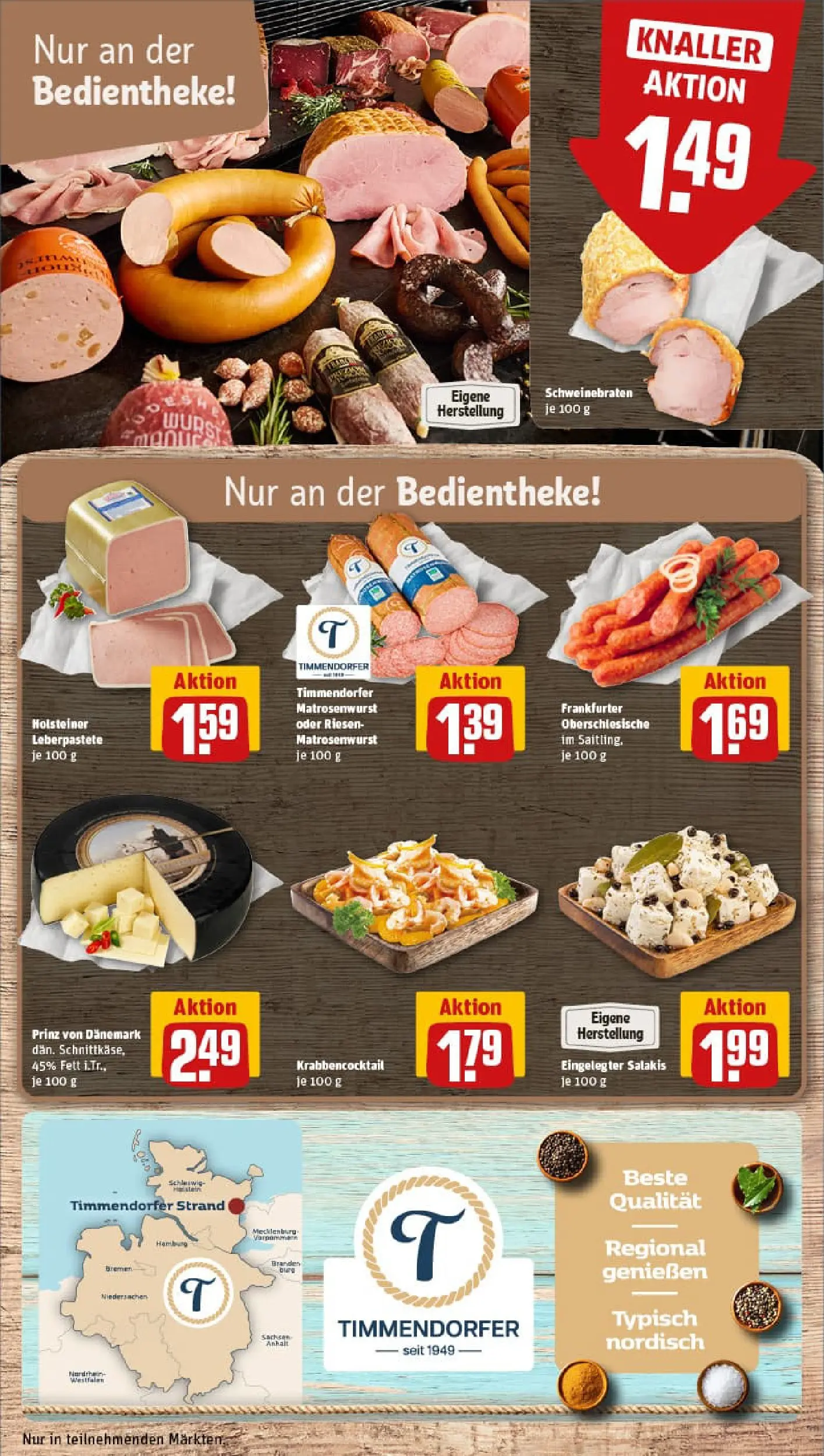 REWE Prospekt ab 13.10.2025 zum Blättern » Angebote | Seite: 11 | Produkte: Wurst, Salakis