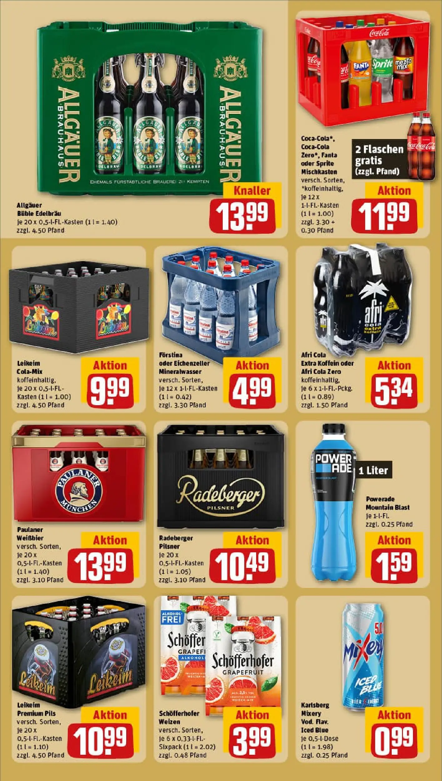 REWE Prospekt ab 13.10.2025 zum Blättern » Angebote | Seite: 18 | Produkte: Pils, Grapefruit, Powerade, Radeberger pilsner