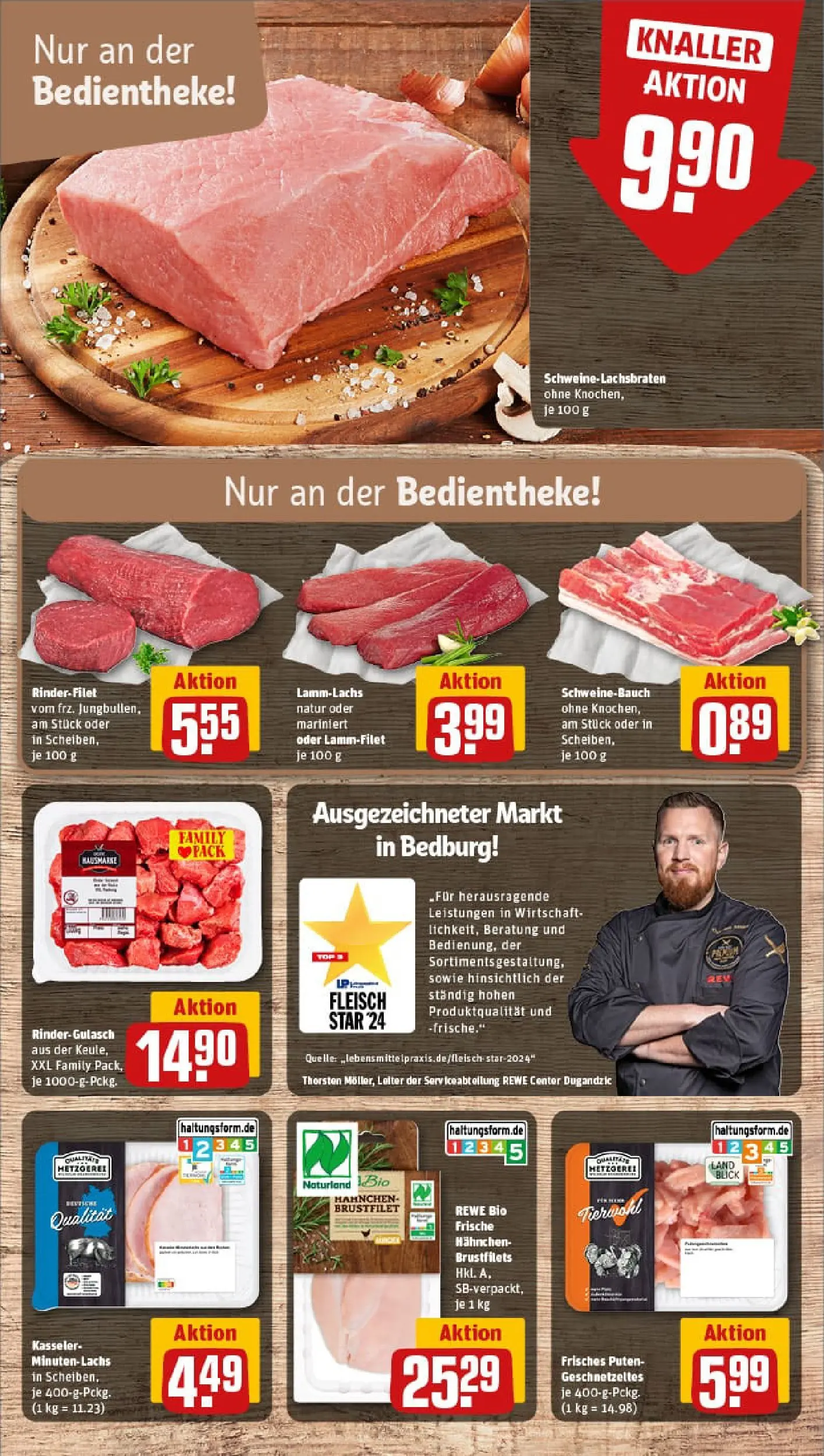 REWE Prospekt ab 13.10.2025 zum Blättern » Angebote | Seite: 8 | Produkte: Top, Rinderfilet, Lachs, Fleisch