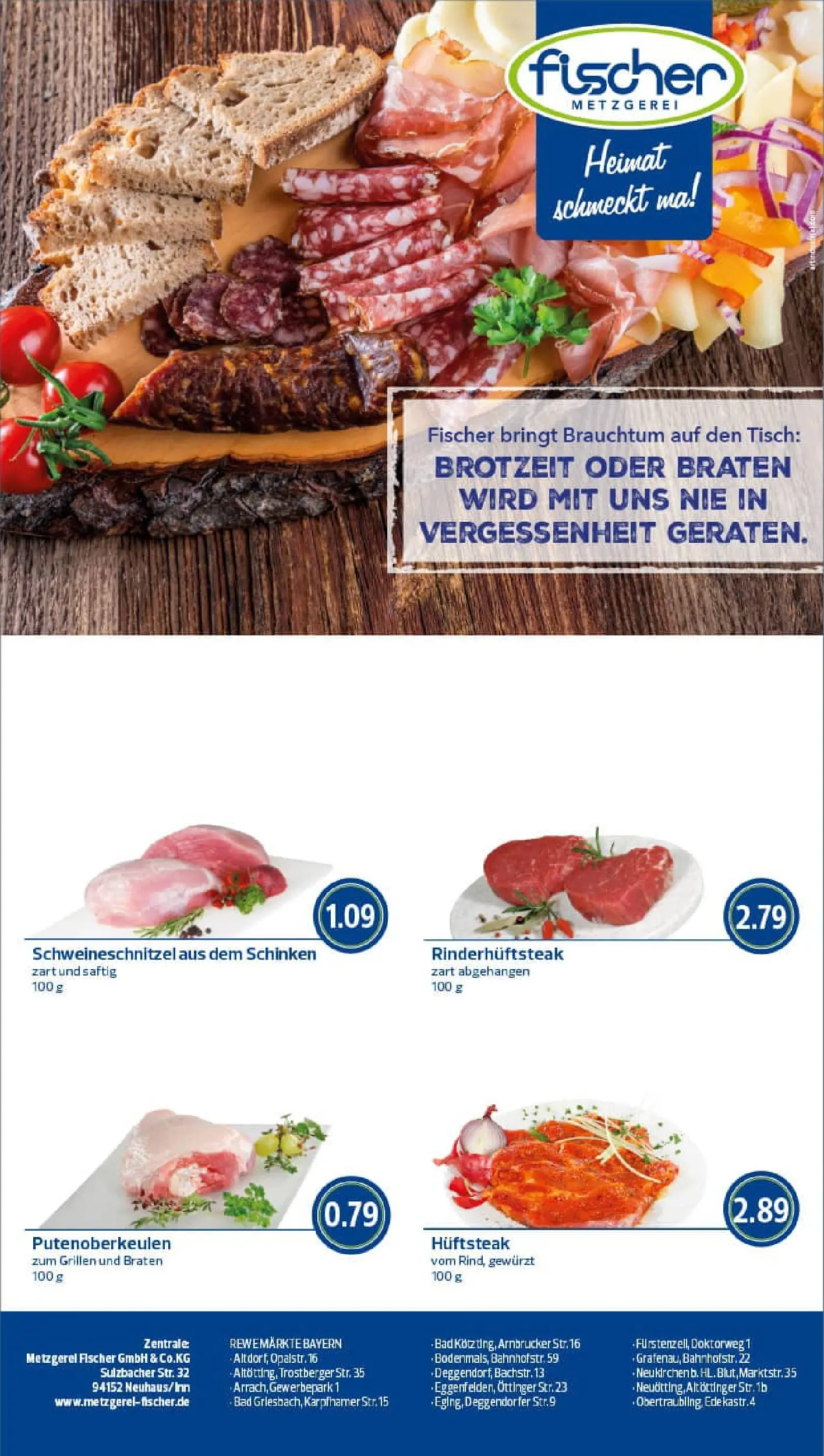REWE Prospekt ab 13.10.2025 zum Blättern » Angebote | Seite: 8 | Produkte: Tisch, Schnitzel, Schinken, Steak