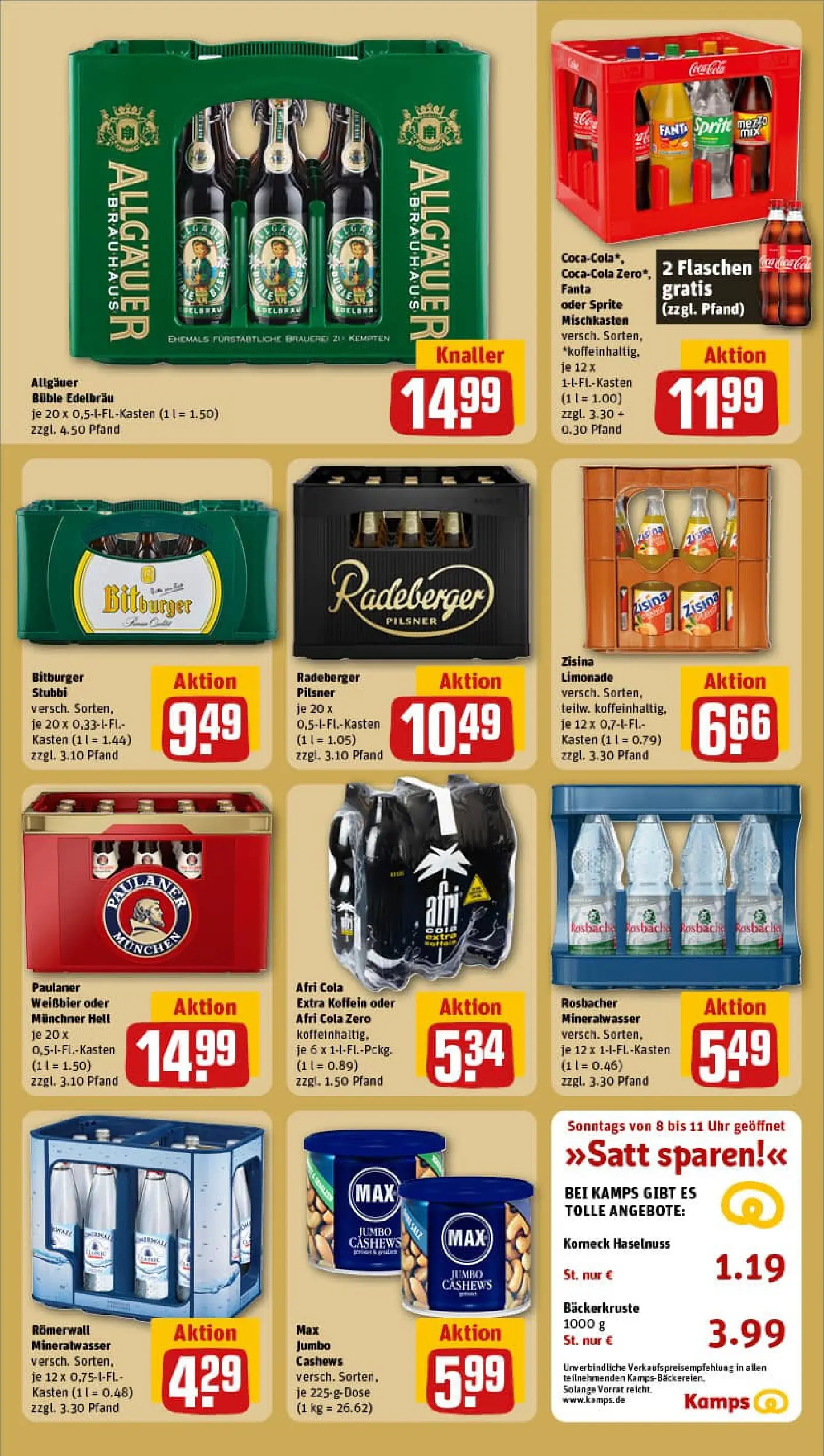 REWE Prospekt ab 13.10.2025 zum Blättern » Angebote | Seite: 14 | Produkte: Bitburger, Weißbier, Mineralwasser, Paulaner