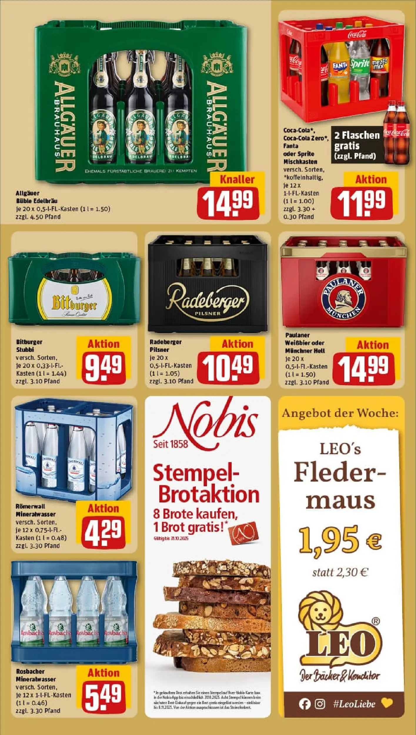 REWE Prospekt ab 13.10.2025 zum Blättern » Angebote | Seite: 18 | Produkte: Pudding, Meeresfrüchte, Chocomel, Fleisch