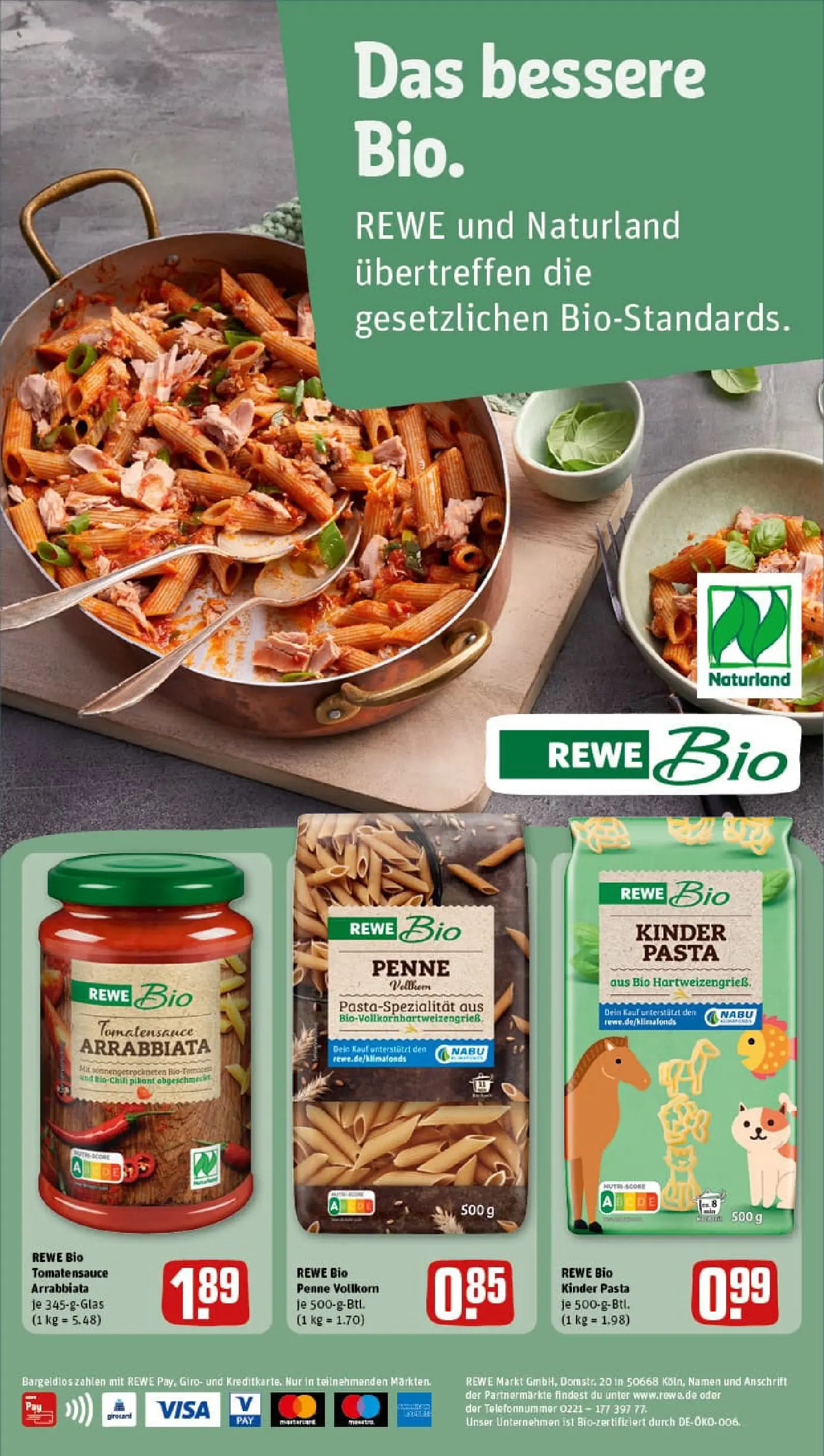 REWE Prospekt ab 13.10.2025 zum Blättern » Angebote | Seite: 2 | Produkte: Pasta