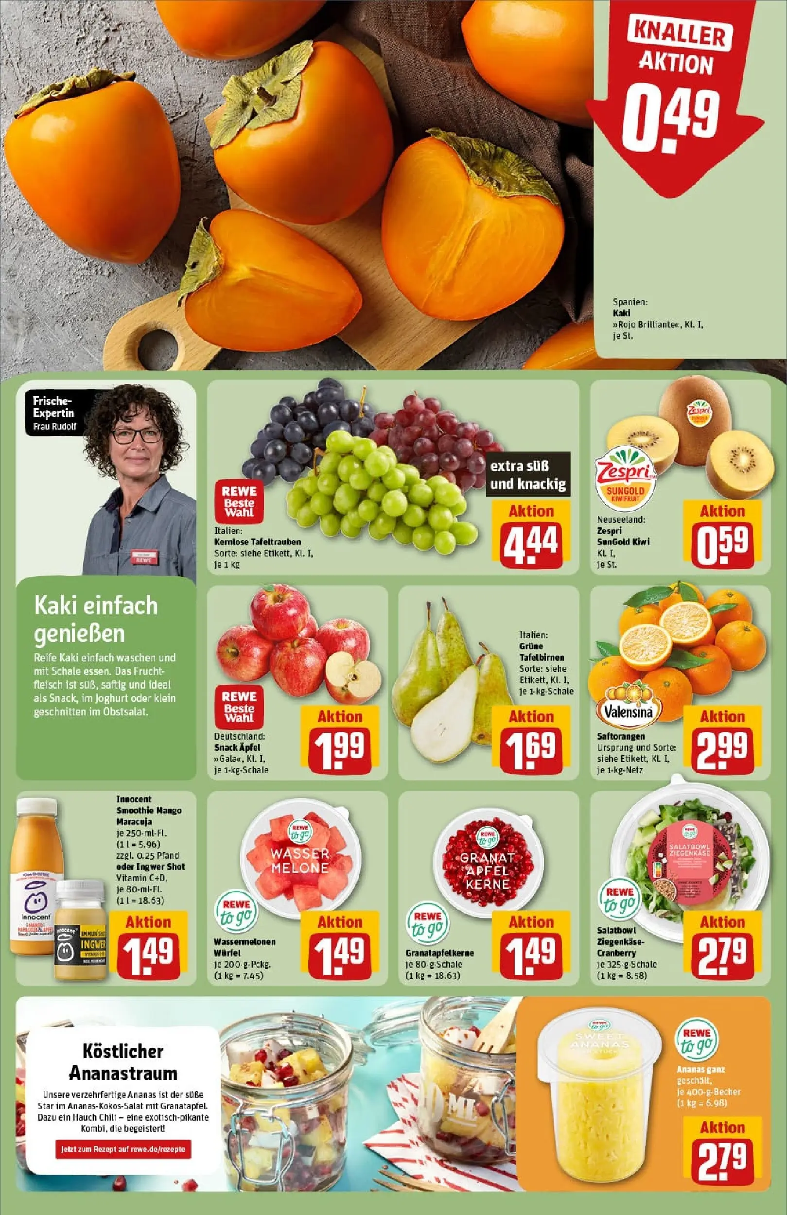 REWE Prospekt ab 13.10.2025 zum Blättern » Angebote | Seite: 8 | Produkte: Hahnchen, Küche, Fleisch