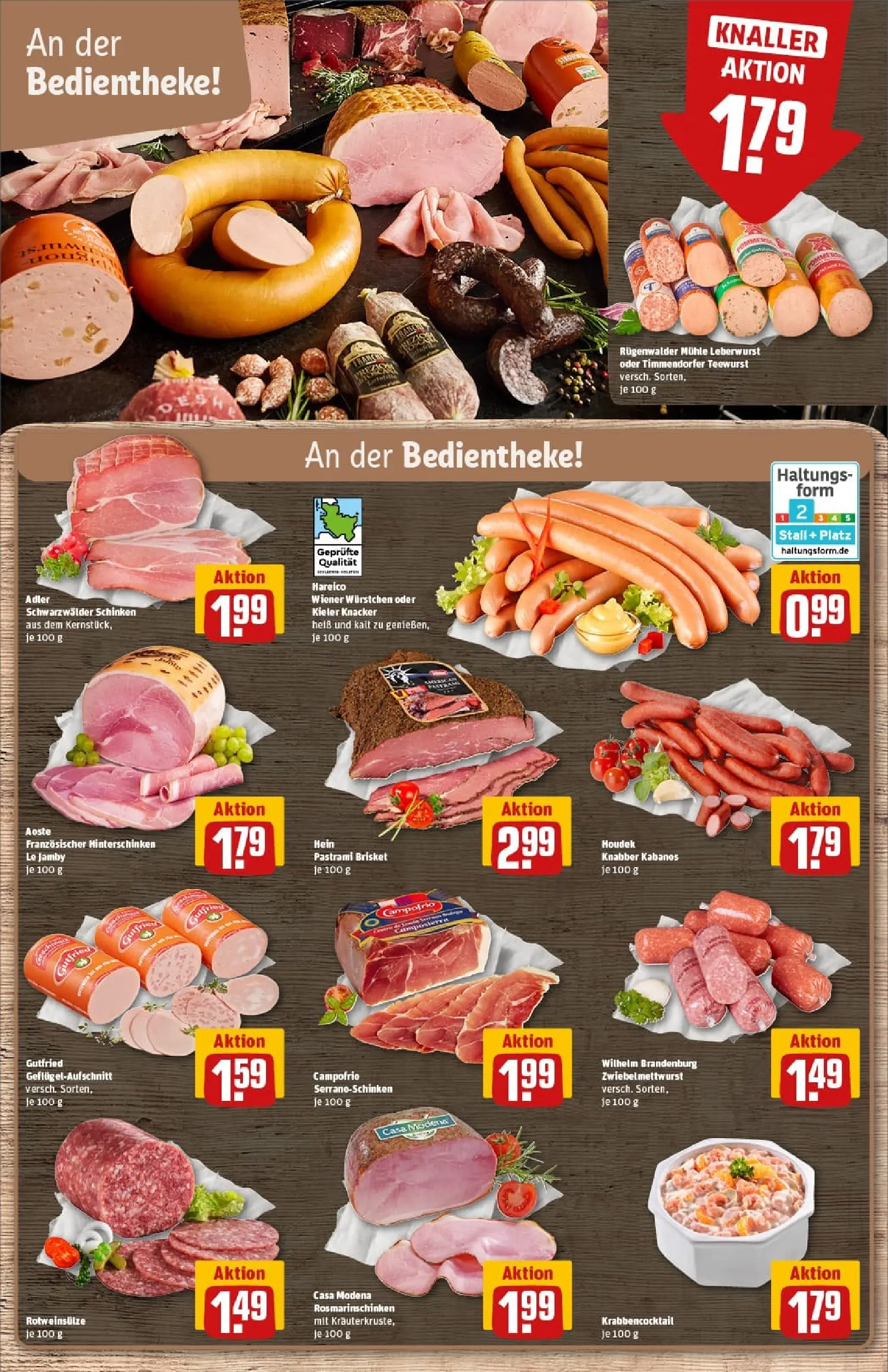 REWE Prospekt ab 13.10.2025 zum Blättern » Angebote | Seite: 12 | Produkte: Frosta, Brokkoli, Pasta, Leberkase