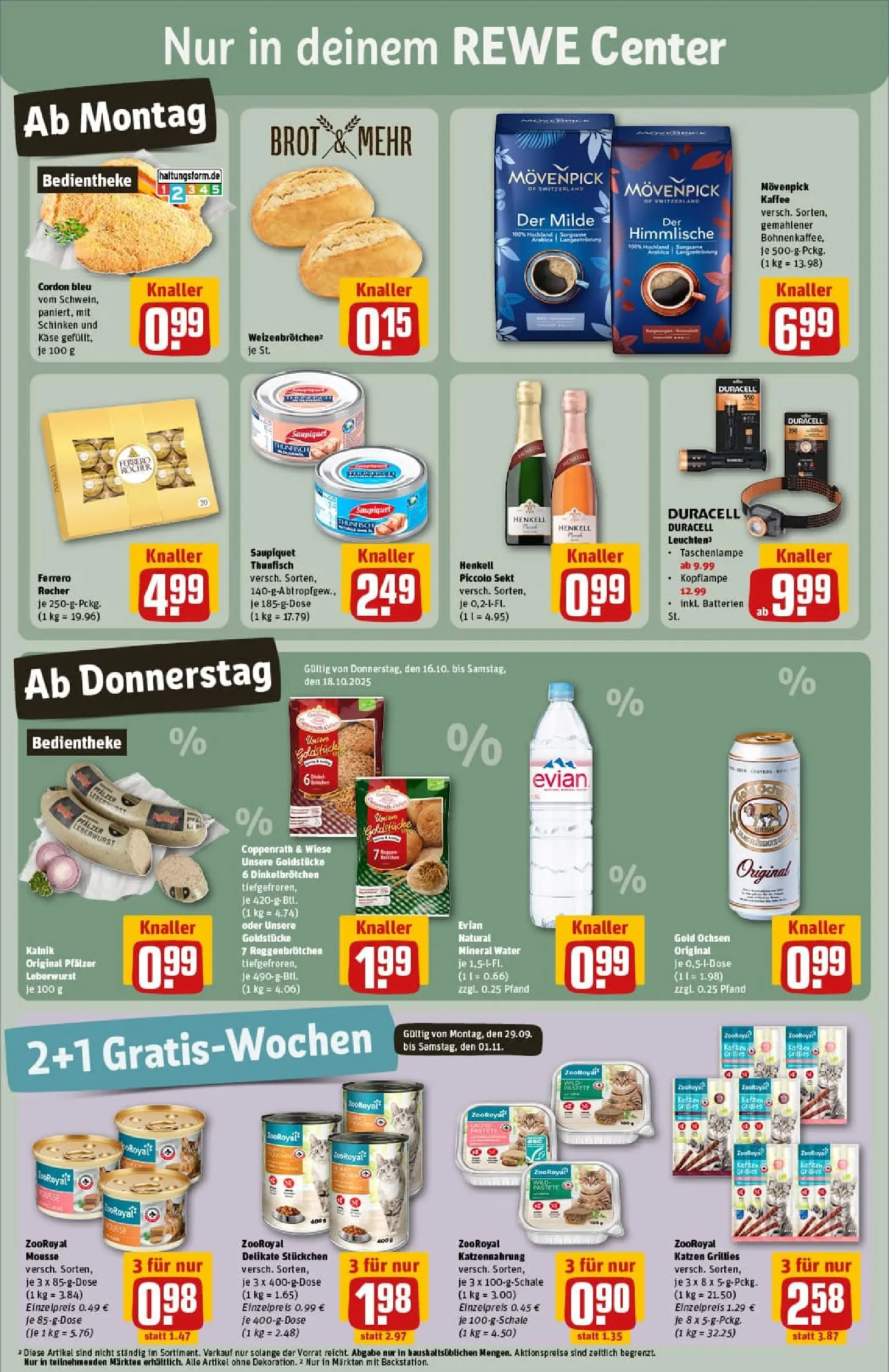 REWE Prospekt ab 13.10.2025 zum Blättern » Angebote | Seite: 5 | Produkte: Energy, Warsteiner, Pasta, Vodka