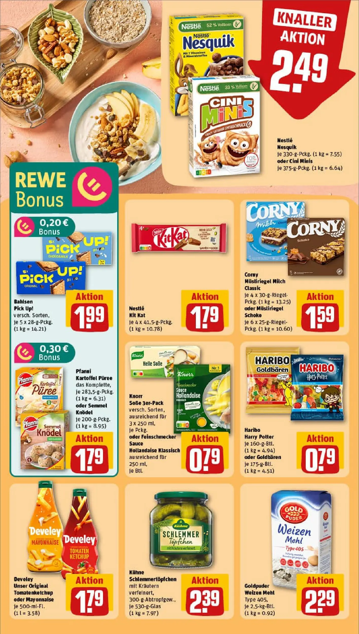 REWE Prospekt ab 13.10.2025 zum Blättern » Angebote | Seite: 12 | Produkte: Puder, Tomaten, Mayonnaise, Ketchup