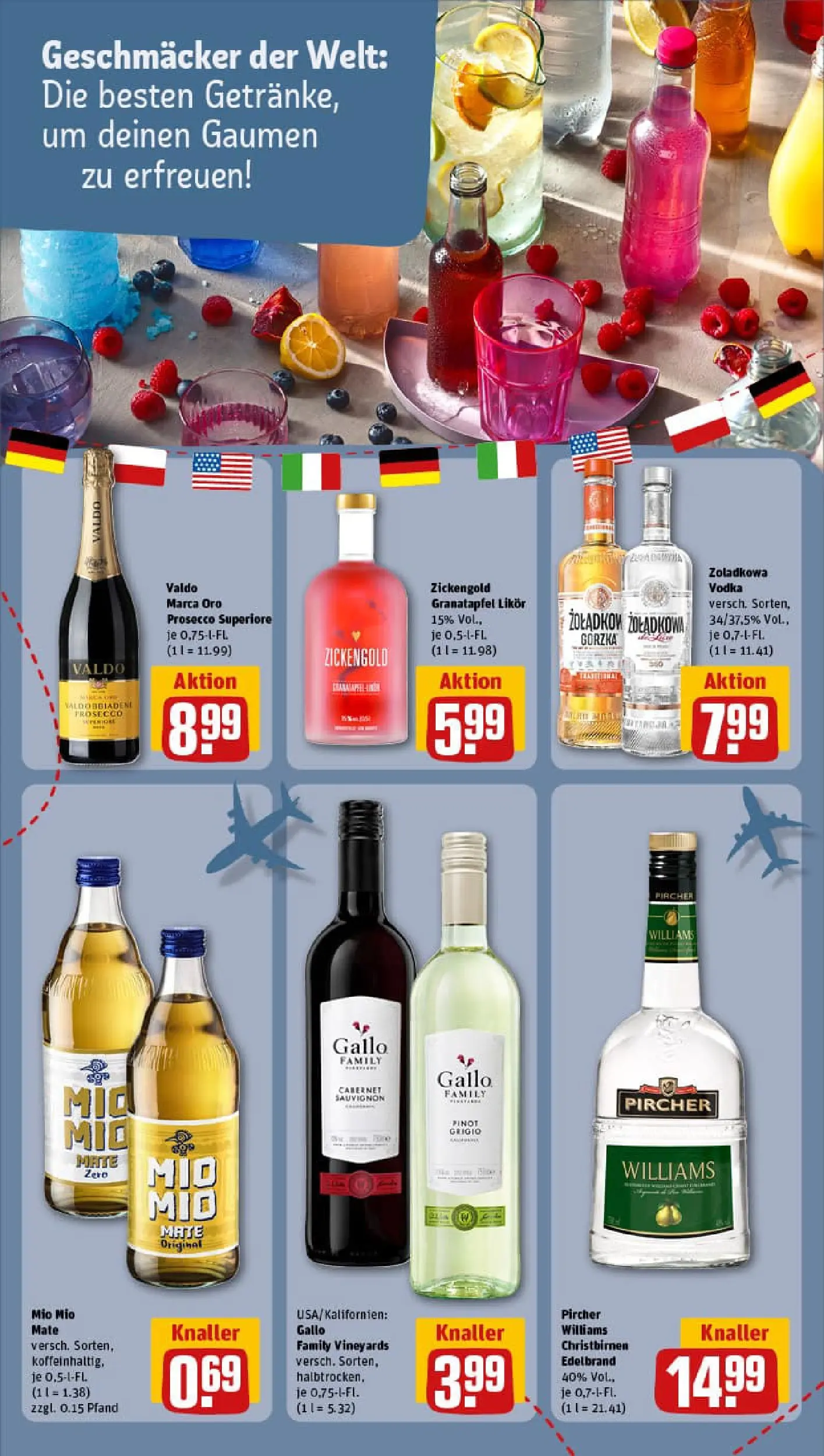 REWE Prospekt ab 13.10.2025 zum Blättern » Angebote | Seite: 15 | Produkte: Granatapfel, Likör, Prosecco, Vodka