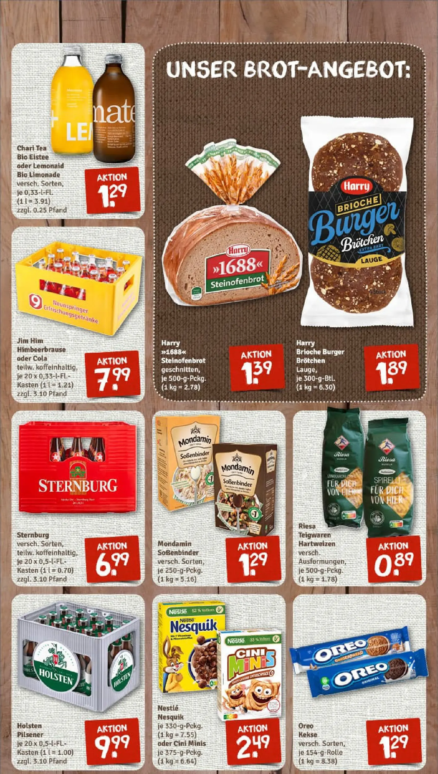 REWE Prospekt ab 13.10.2025 zum Blättern » Angebote | Seite: 7 | Produkte: Burger, Limonade, Holsten, Kekse