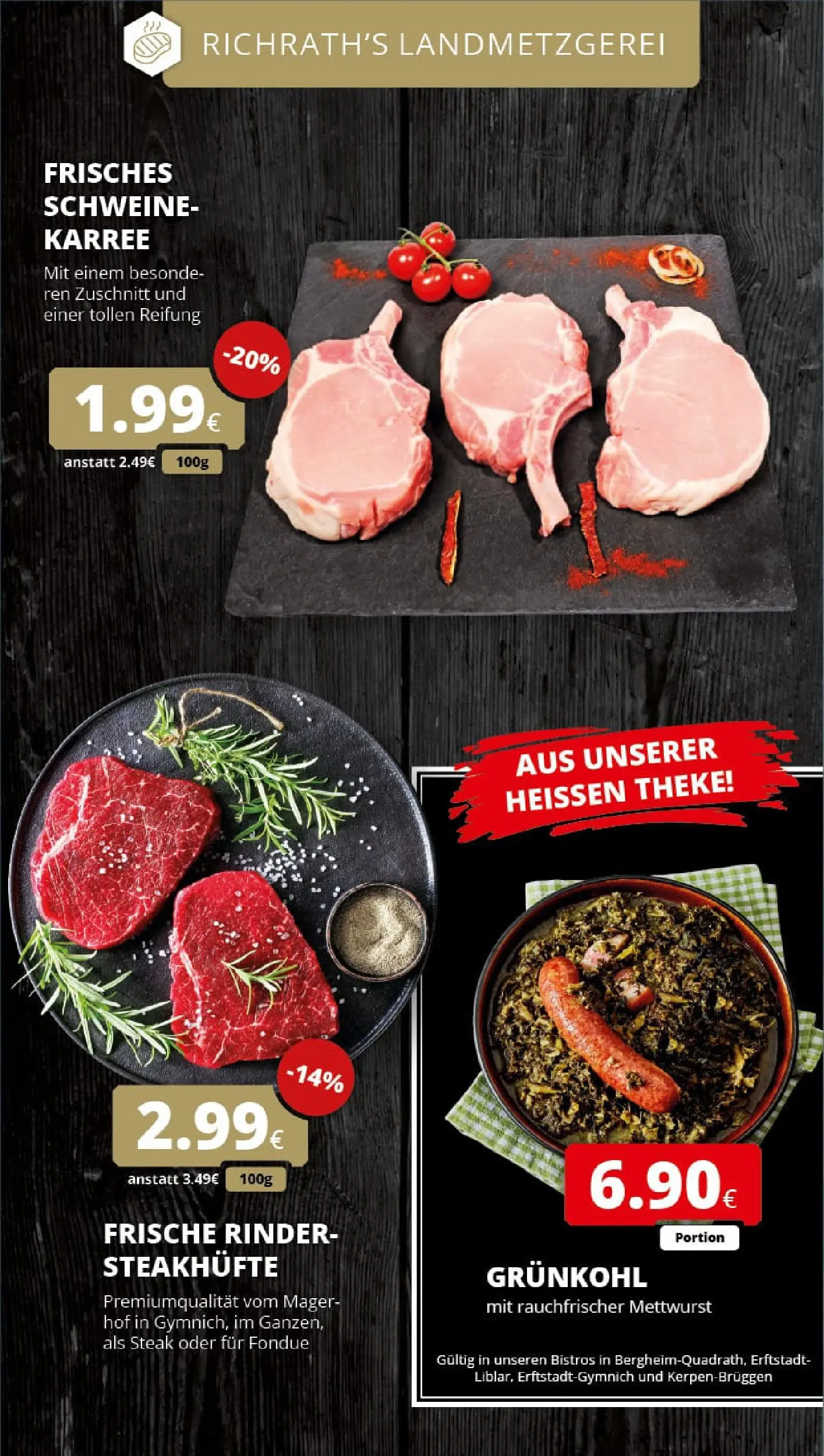 REWE Prospekt ab 13.10.2025 zum Blättern » Angebote | Seite: 17 | Produkte: Theke, Steak, Fondue