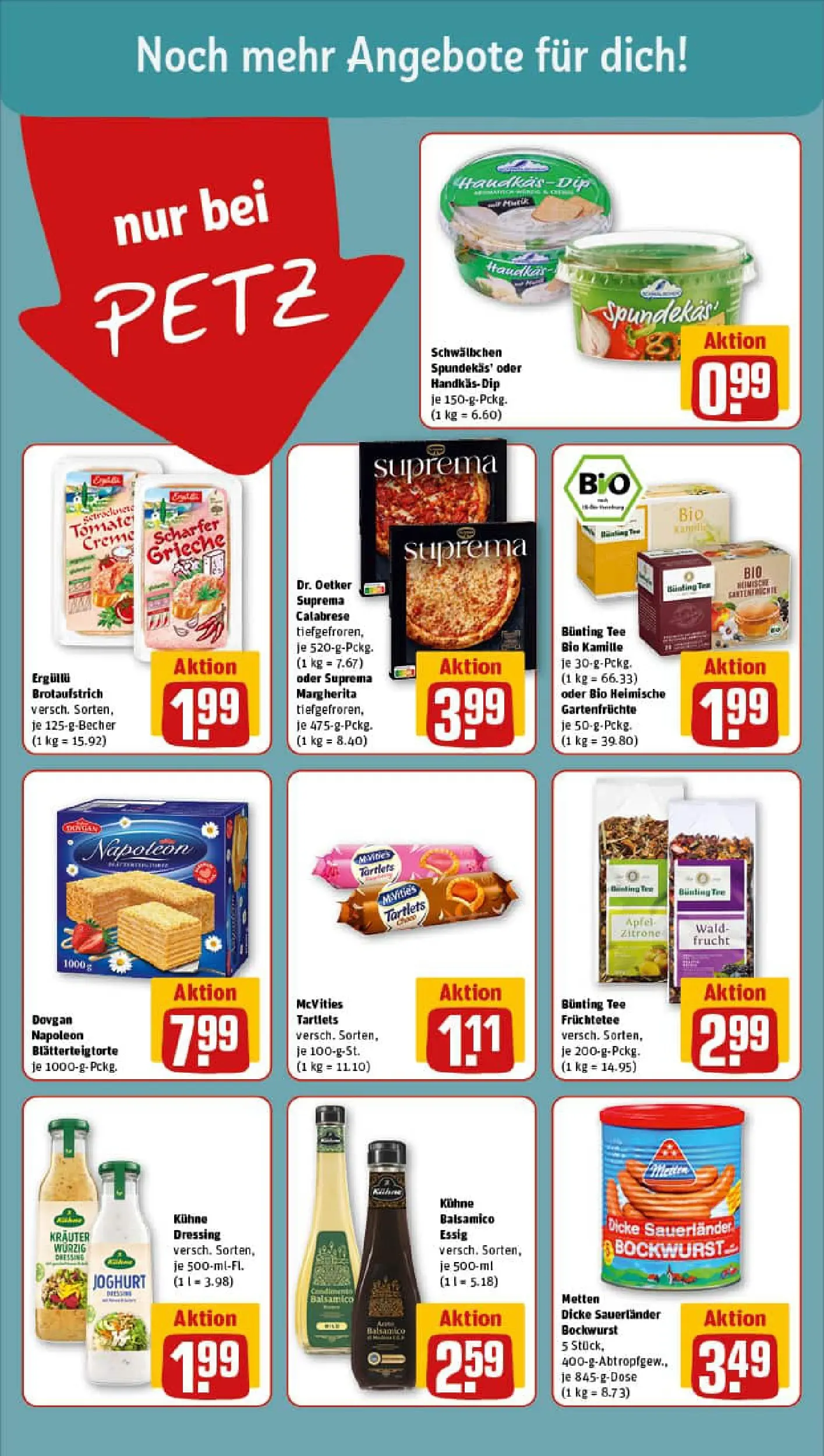 REWE Prospekt ab 13.10.2025 zum Blättern » Angebote | Seite: 14 | Produkte: Dicke sauerlander bockwurst, Dressing, Pizza, Zitronen